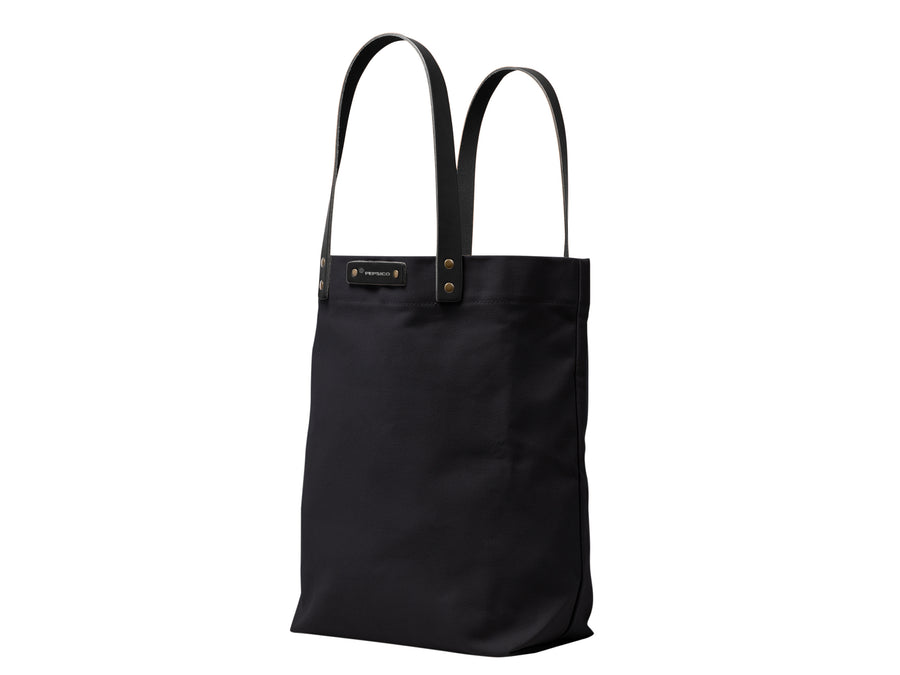 Canvas Tote with Leather Handles | Full Grain Leather | Made in USA