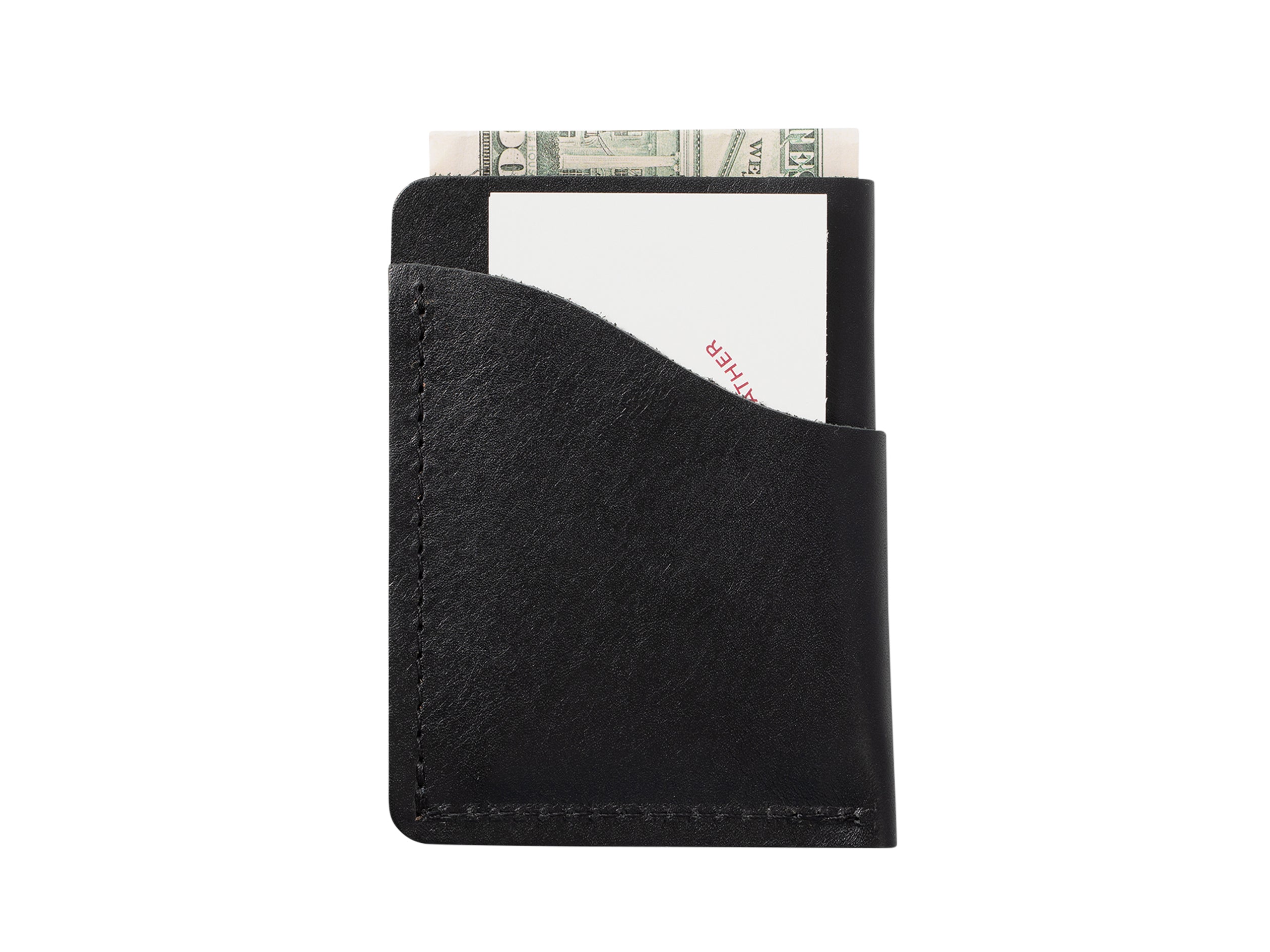Wave Wallet | Full Grain Leather | Made in USA