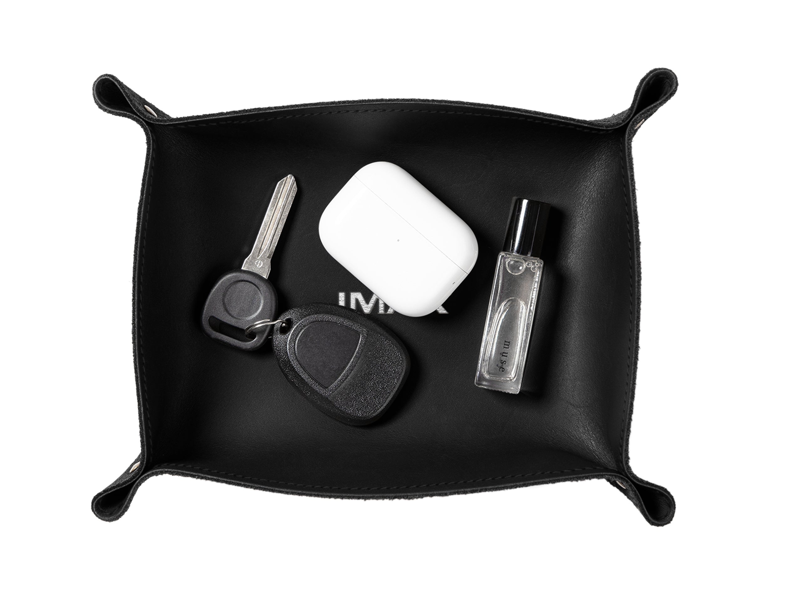 Rivet Valet Tray | Full Grain Leather | Made in USA