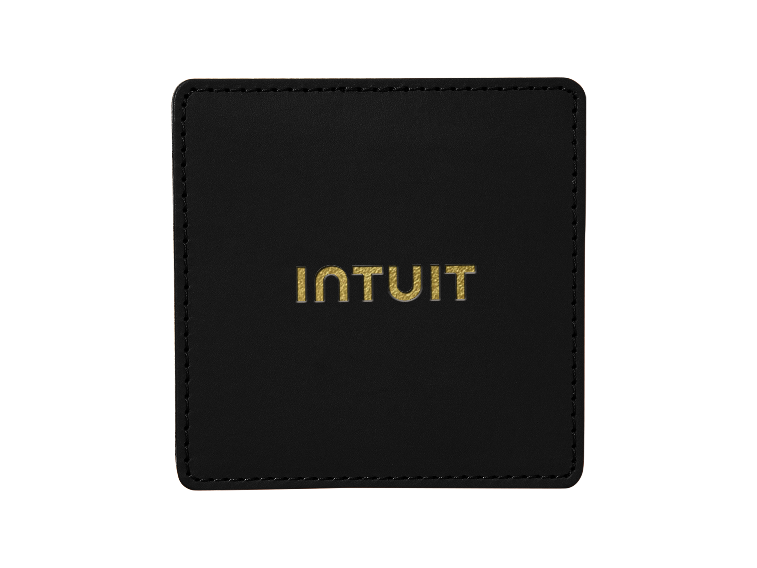 Square Coasters (Set of 4) | Full Grain Leather | Made in USA