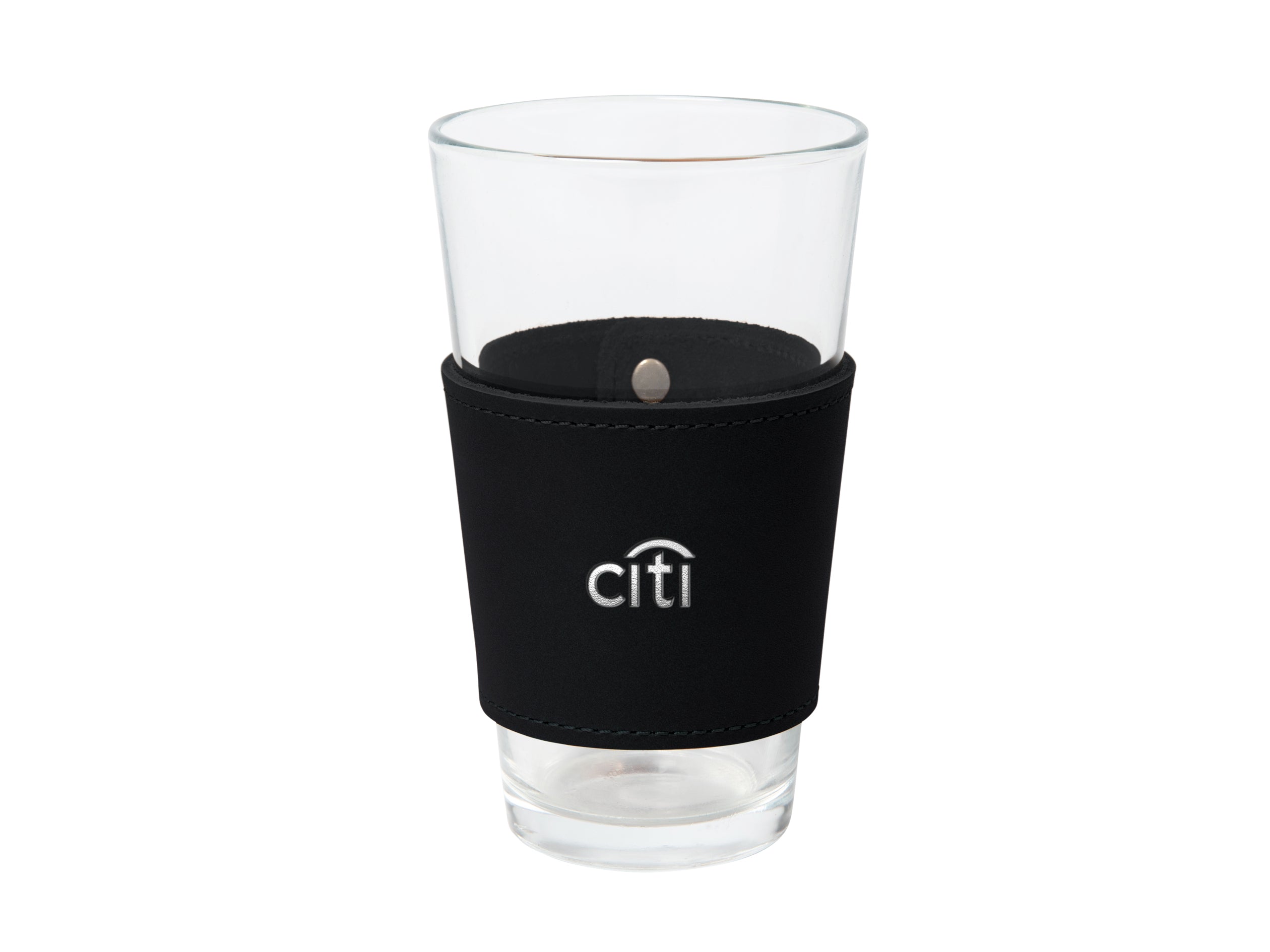 Pint Glass Sleeve | Full Grain Leather | Made in USA