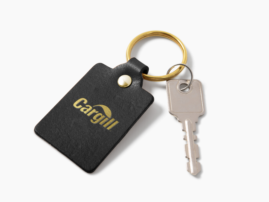 Rectangular Key Fob | Full Grain Leather | Made in USA