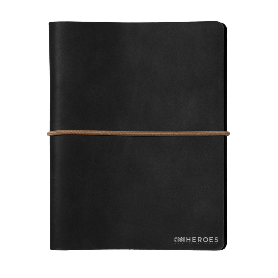 Large Refillable Notebook Sleeve with Stretch Cord | Made in USA