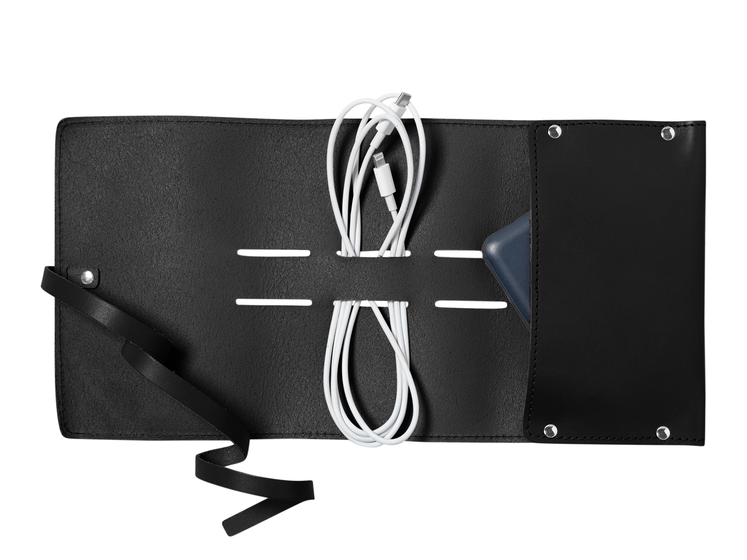 Tech Accessory Roll | Full Grain Leather | Made in USA