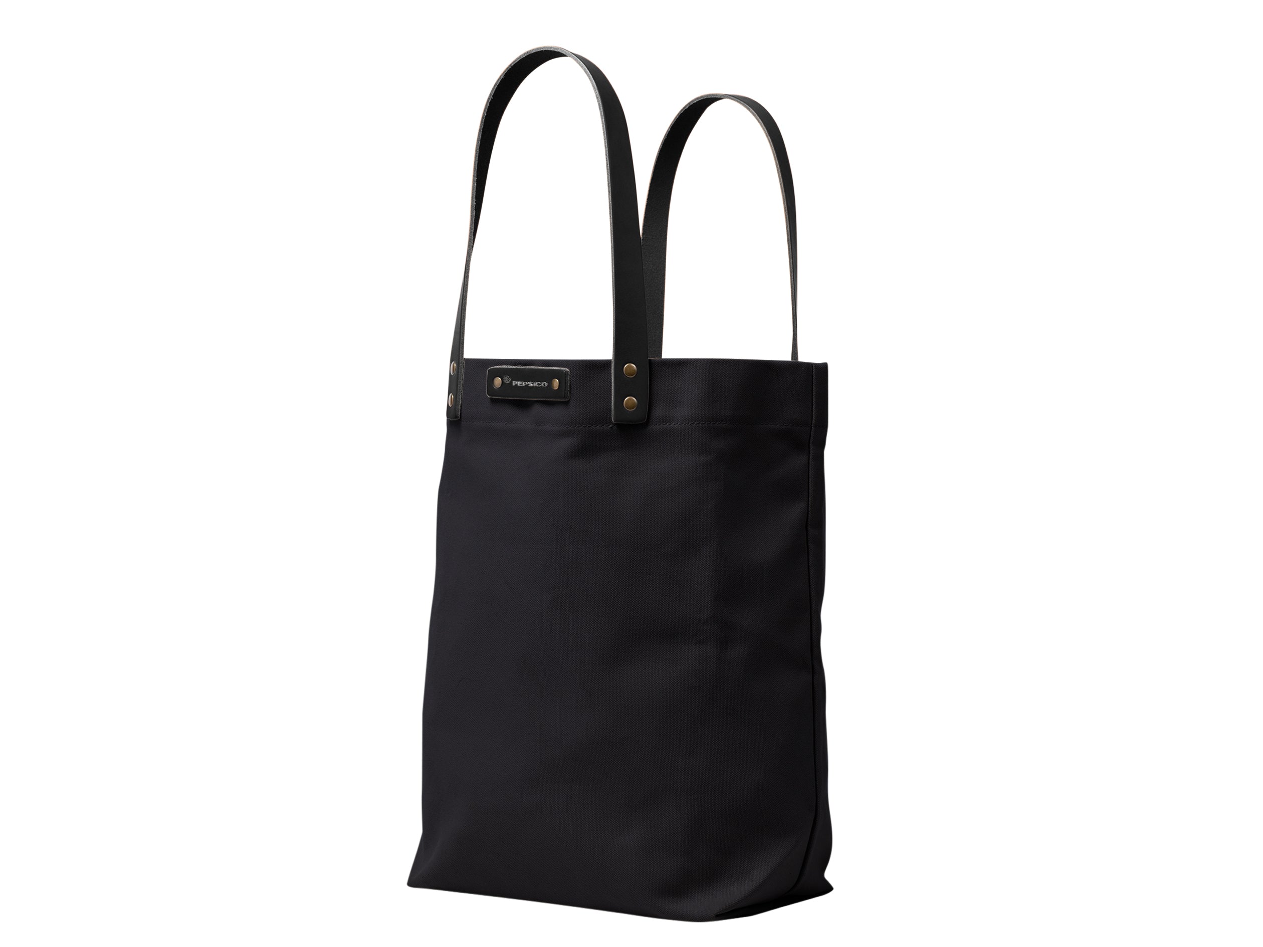 Canvas Tote with Leather Handles | Full Grain Leather | Made in USA