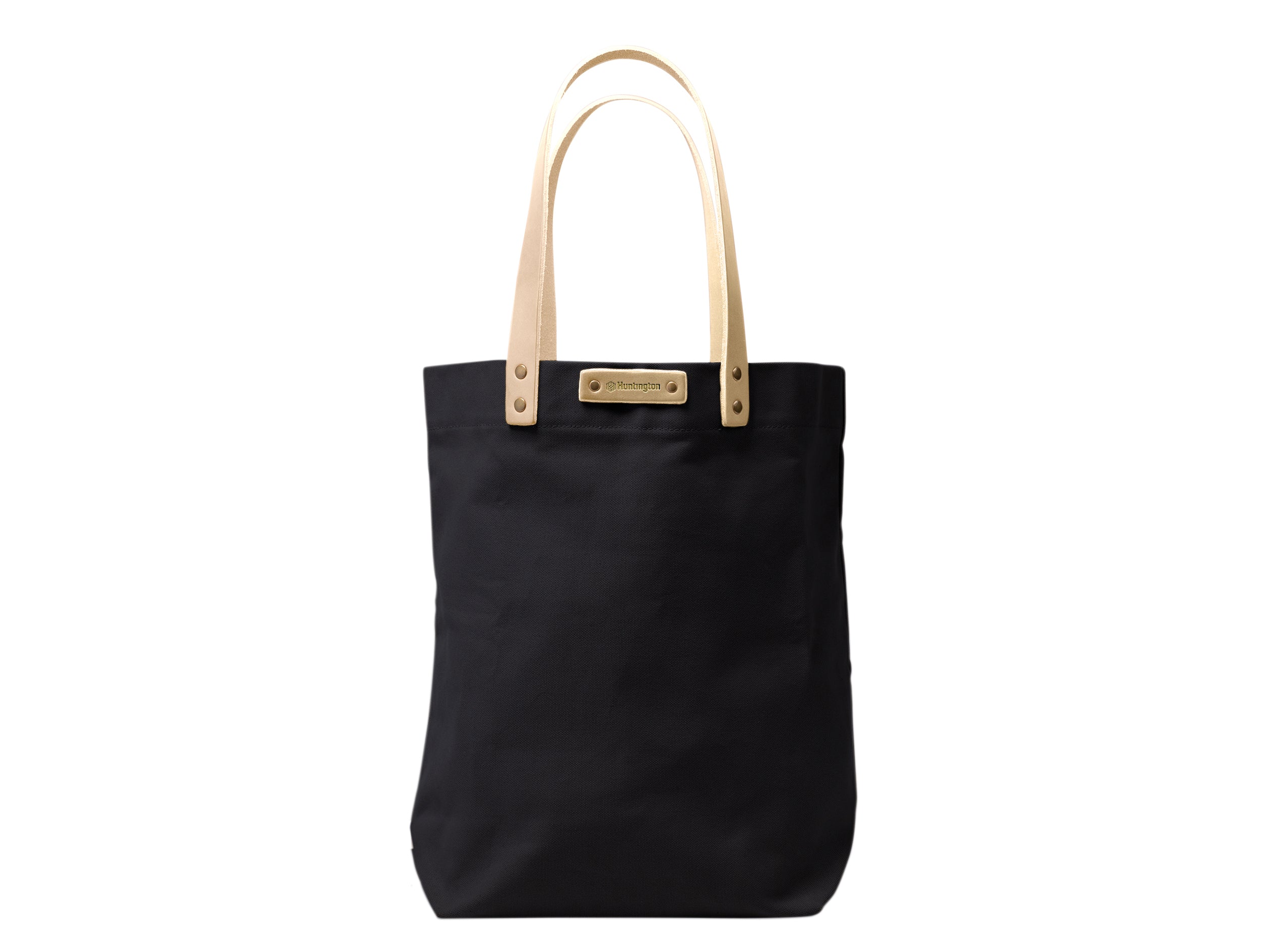 Canvas Tote with Leather Handles | Full Grain Leather | Made in USA