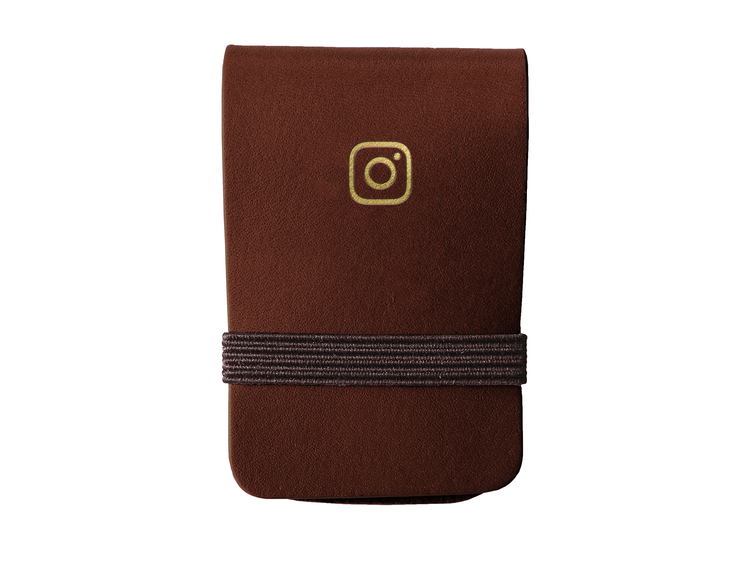 Card Wallet with Elastic Band | Full Grain Leather | Made in USA