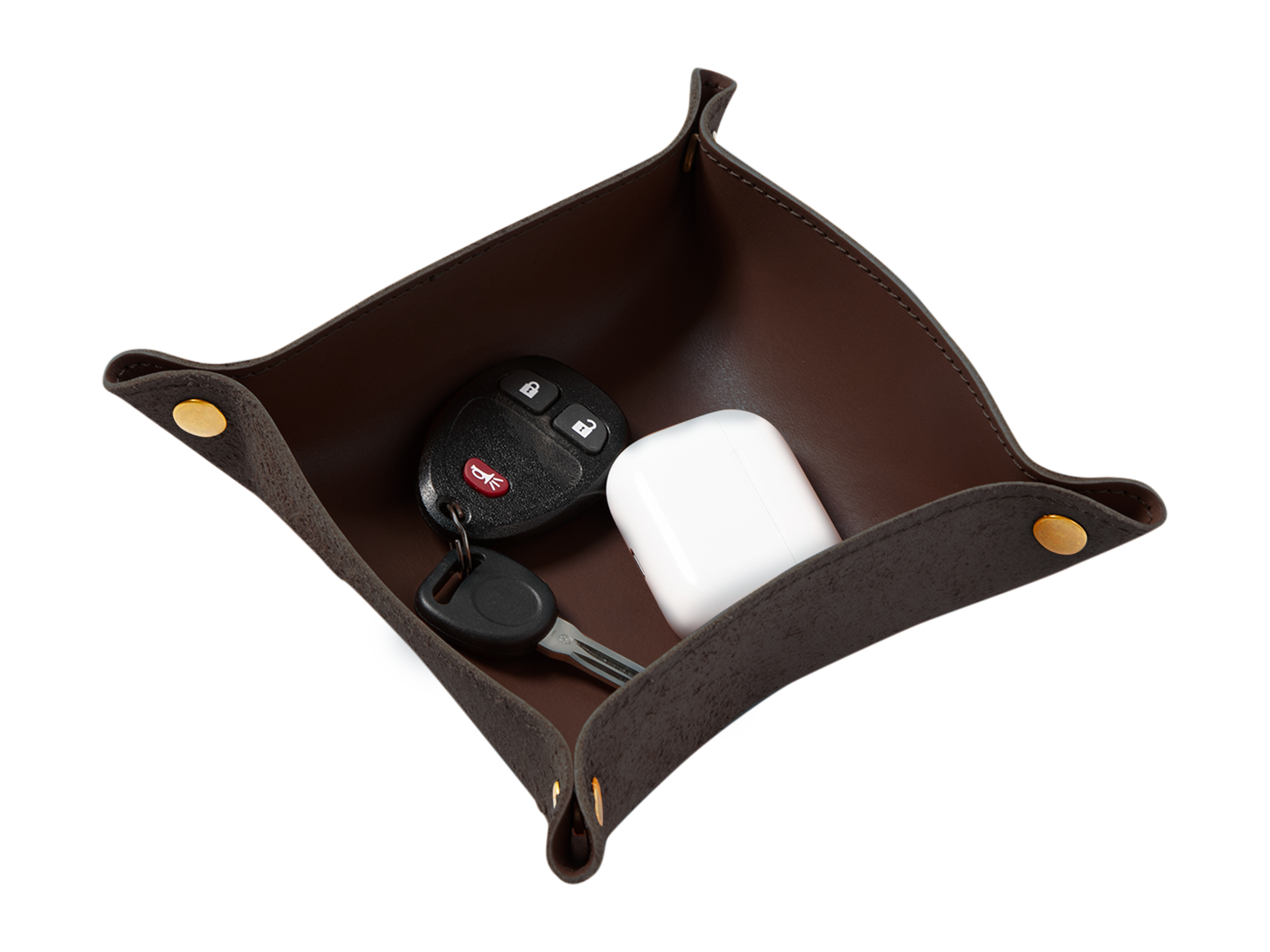 Snap Valet Tray | Full Grain Leather | Made in USA