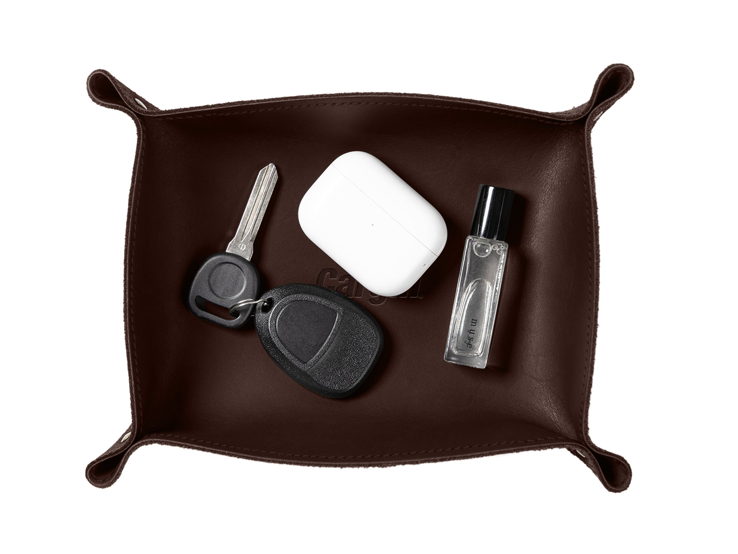Rivet Valet Tray | Full Grain Leather | Made in USA