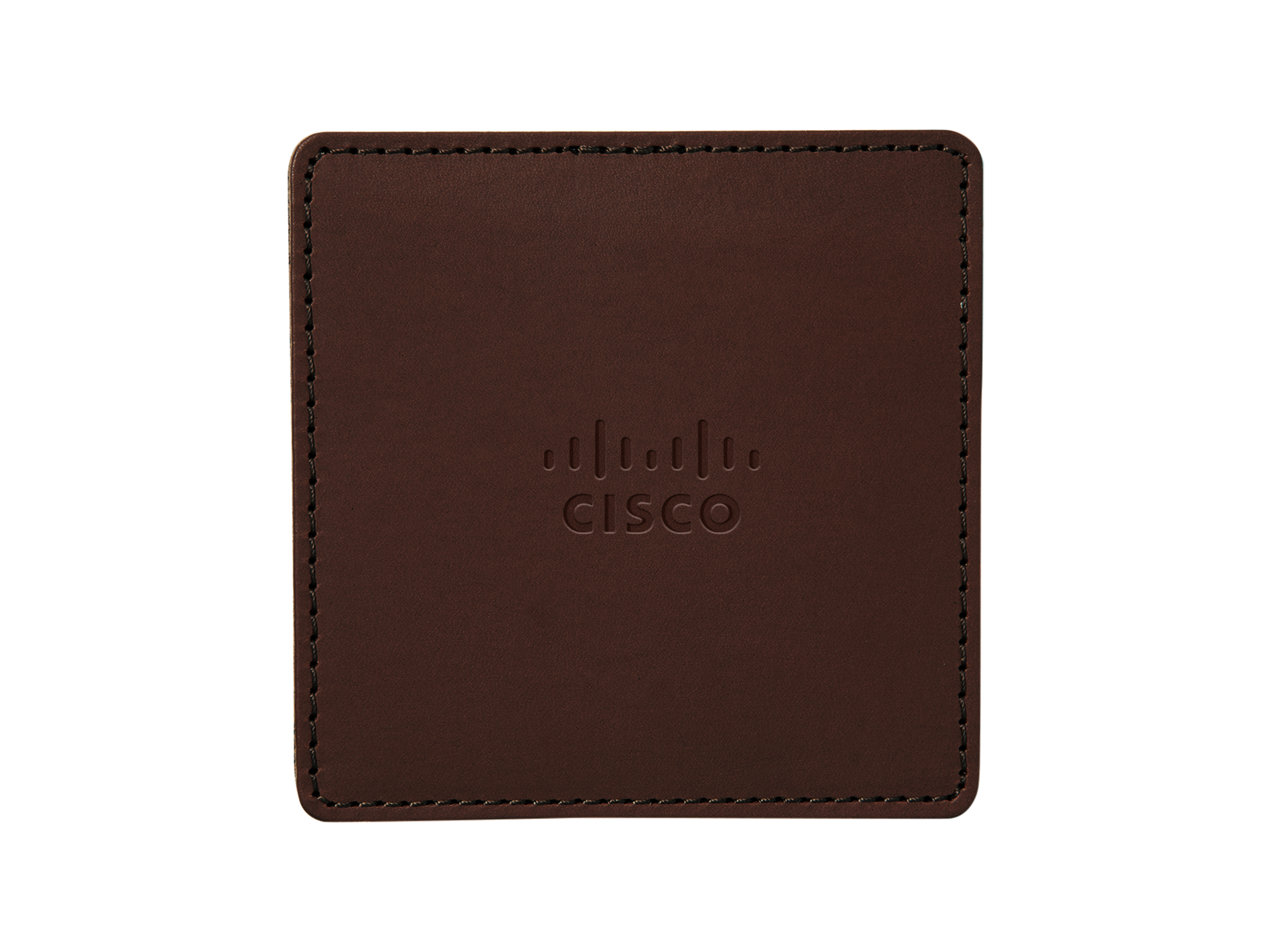 Square Coasters (Set of 4) | Full Grain Leather | Made in USA