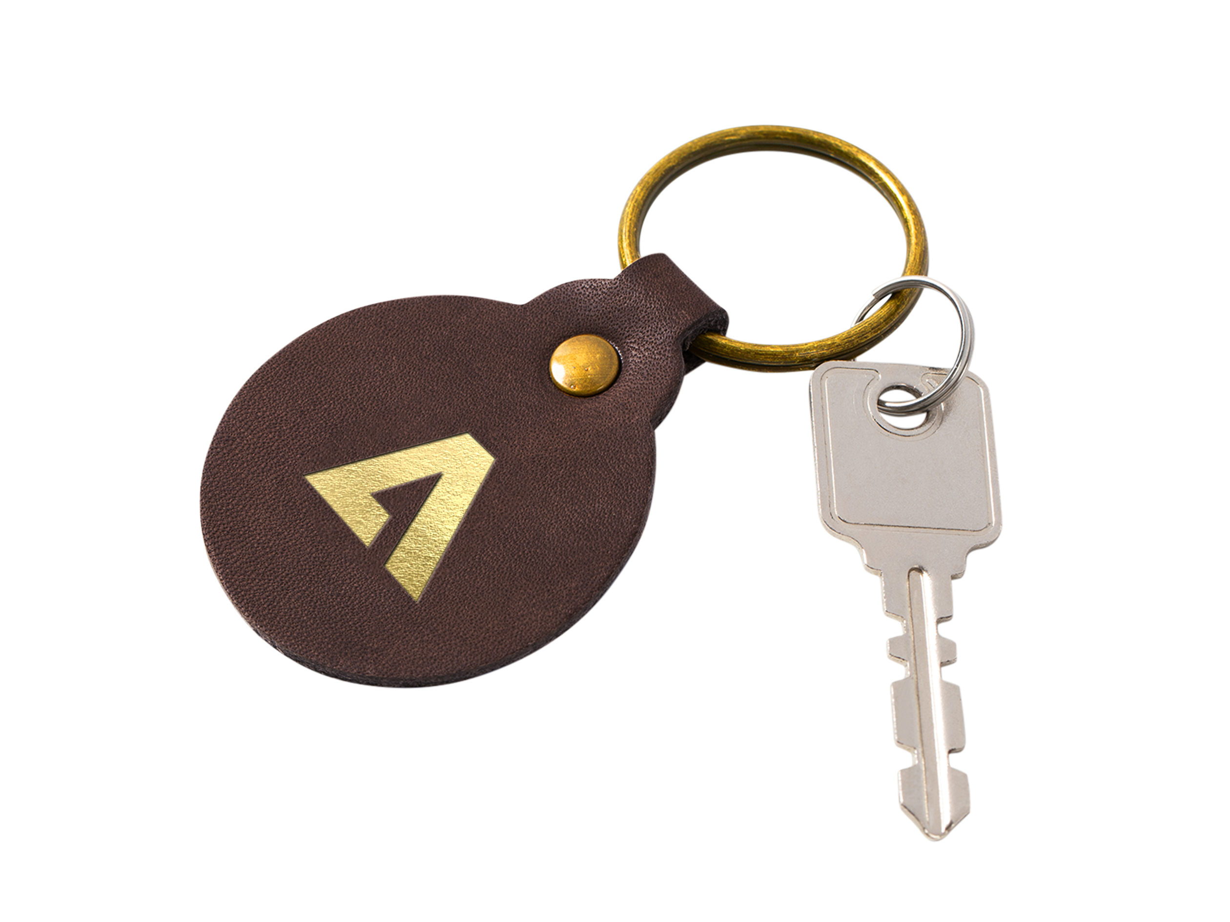Circle Key Fob | Full Grain Leather | Made in USA