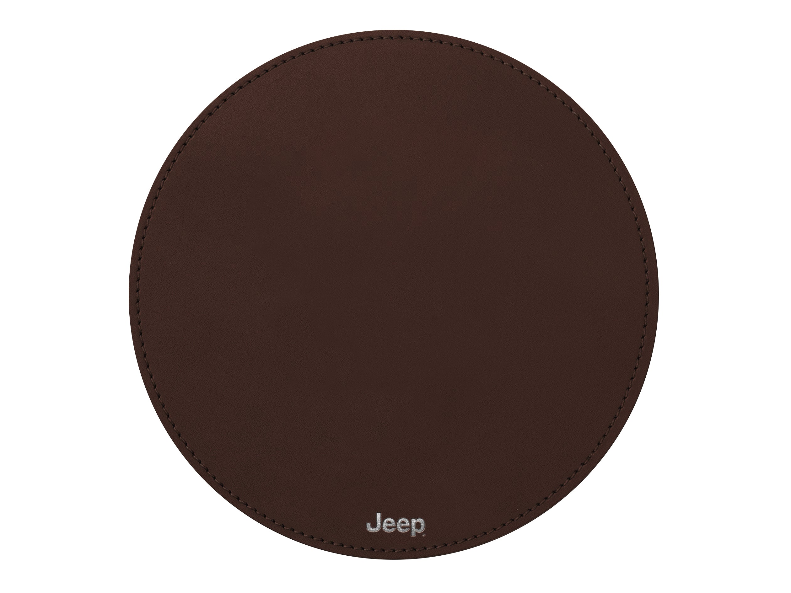 Round Mouse Pad | Full Grain Leather | Made in USA