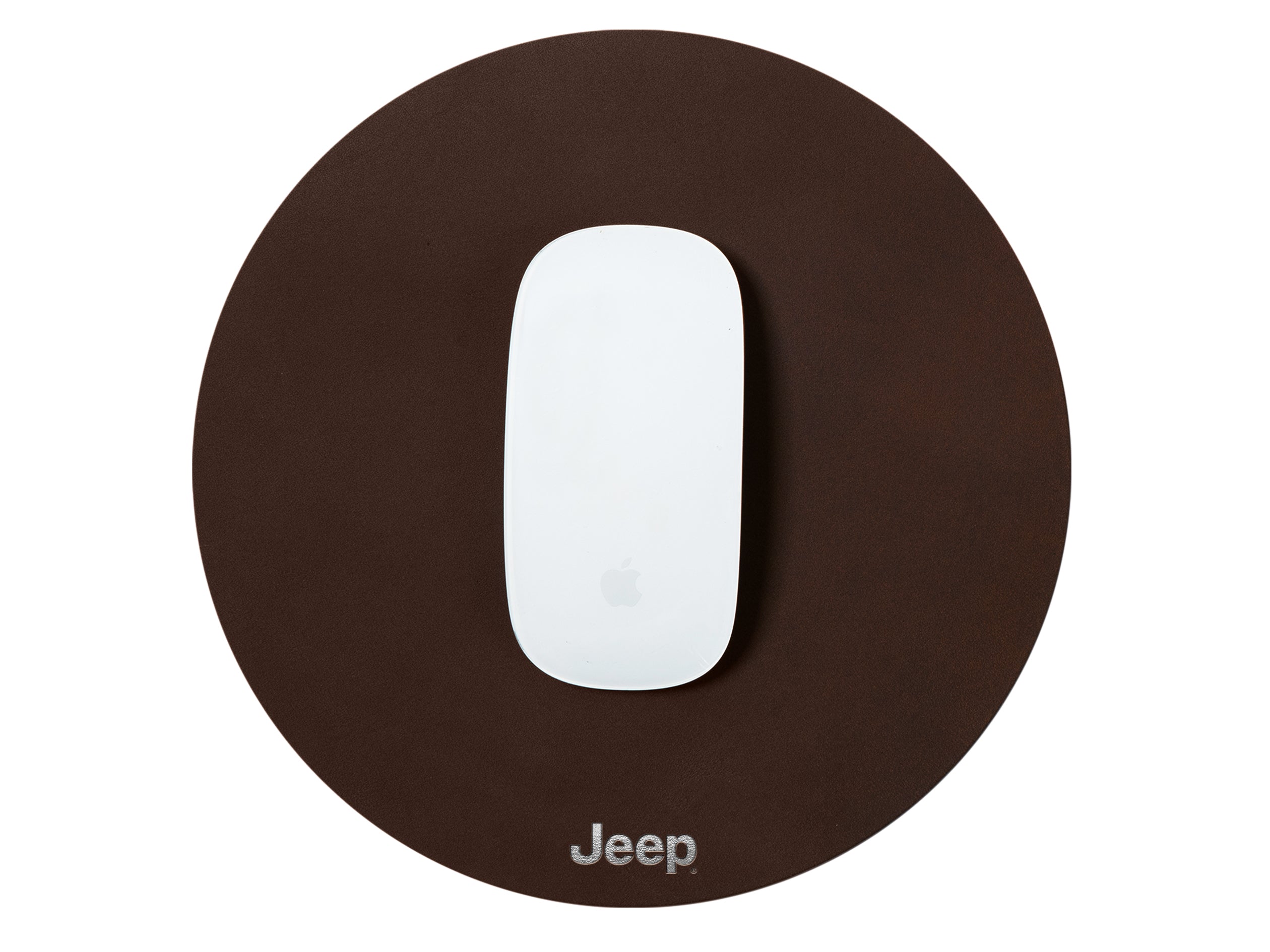 Round Mouse Pad | Full Grain Leather | Made in USA