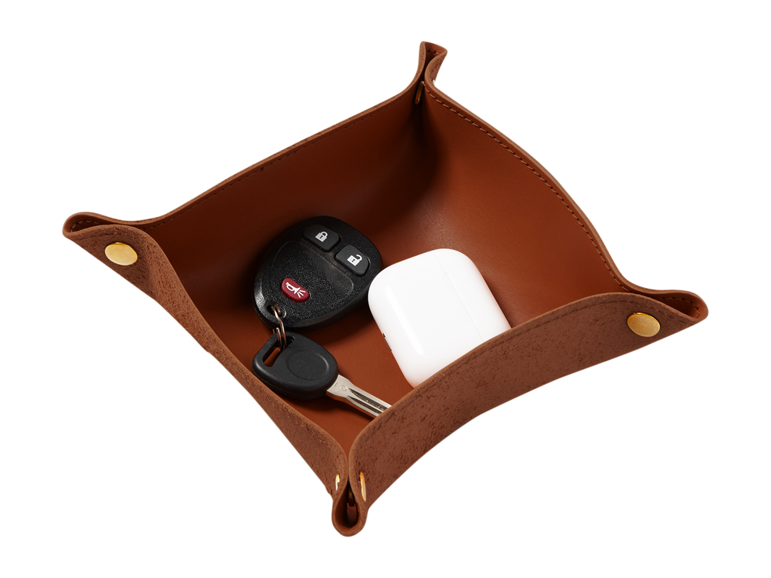 Snap Valet Tray | Full Grain Leather | Made in USA