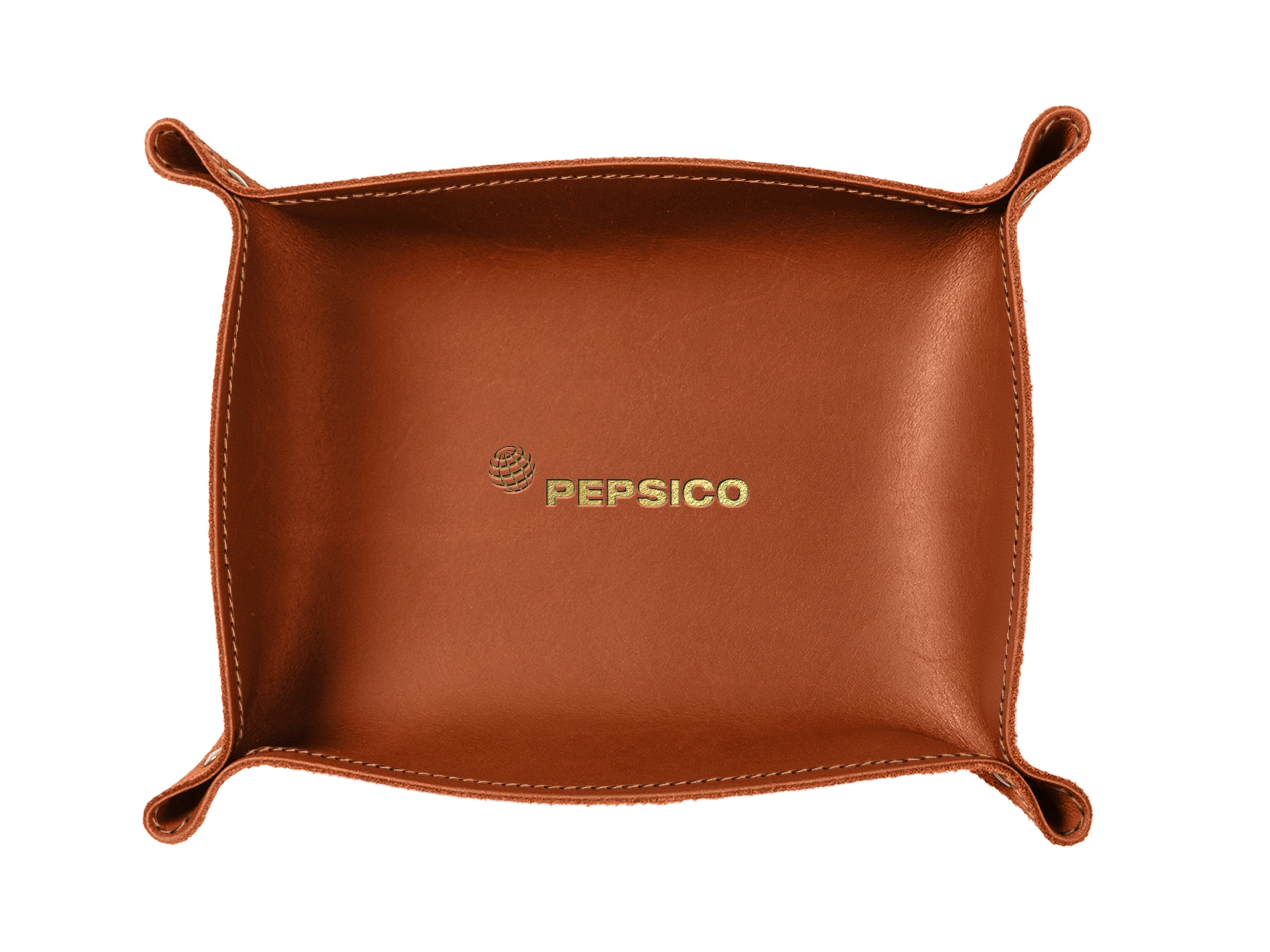 Rivet Valet Tray | Full Grain Leather | Made in USA