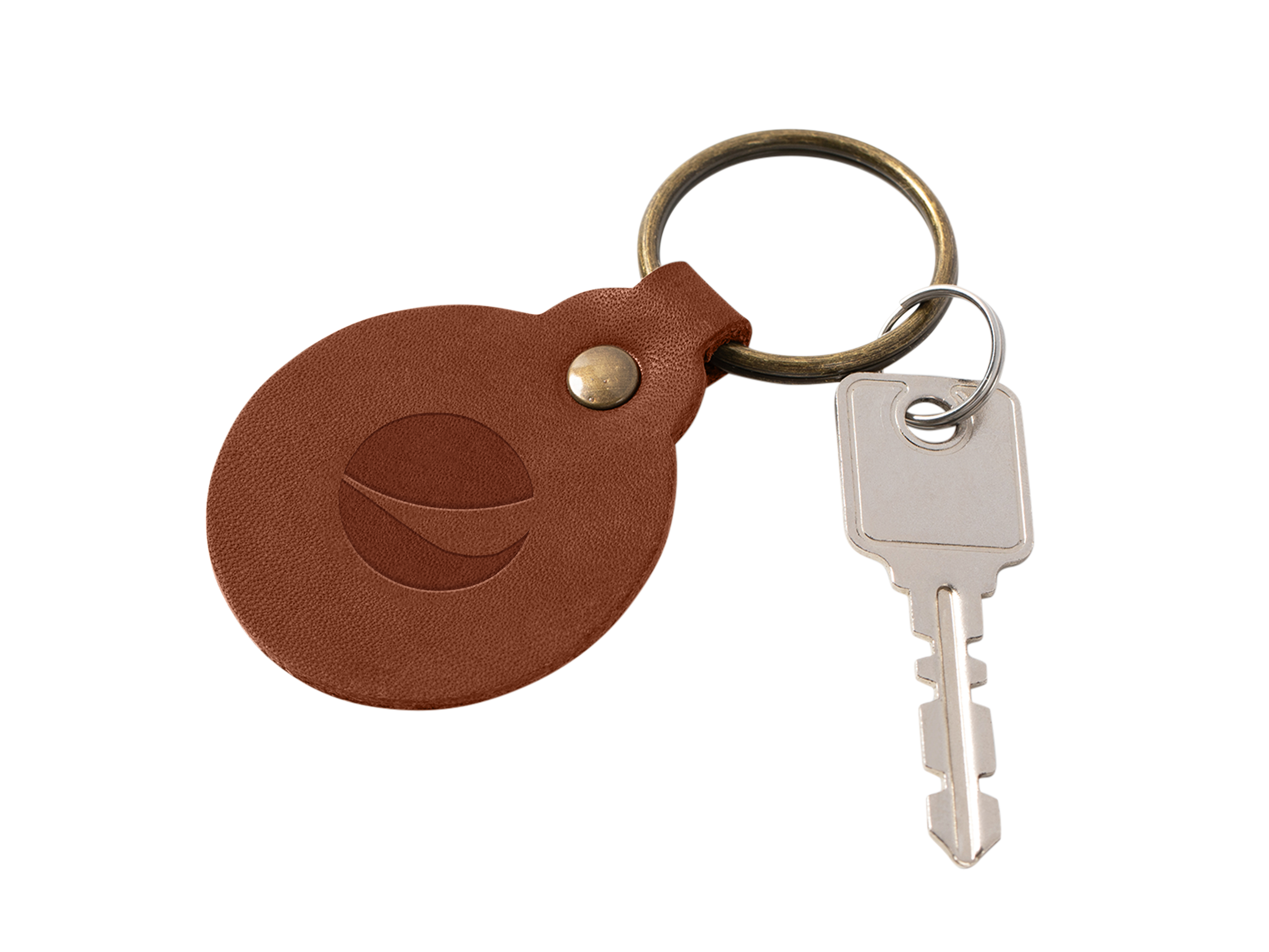 Circle Key Fob | Full Grain Leather | Made in USA