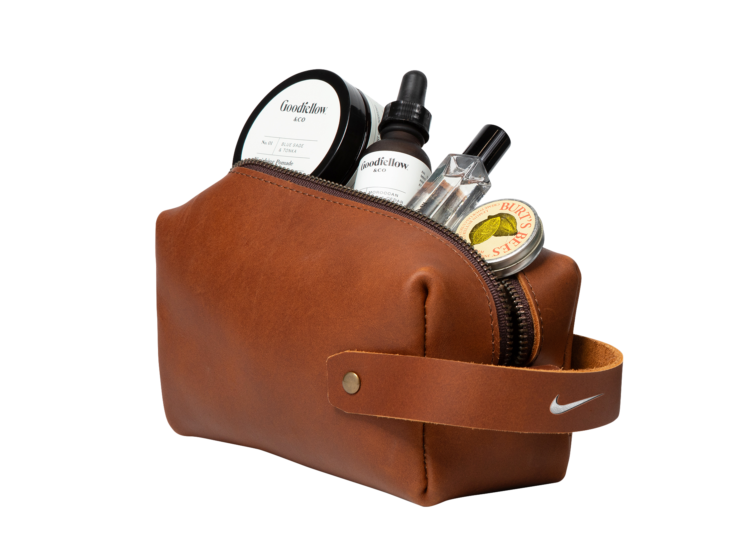 All Leather Dopp Kit | Full Grain Leather | Made in USA