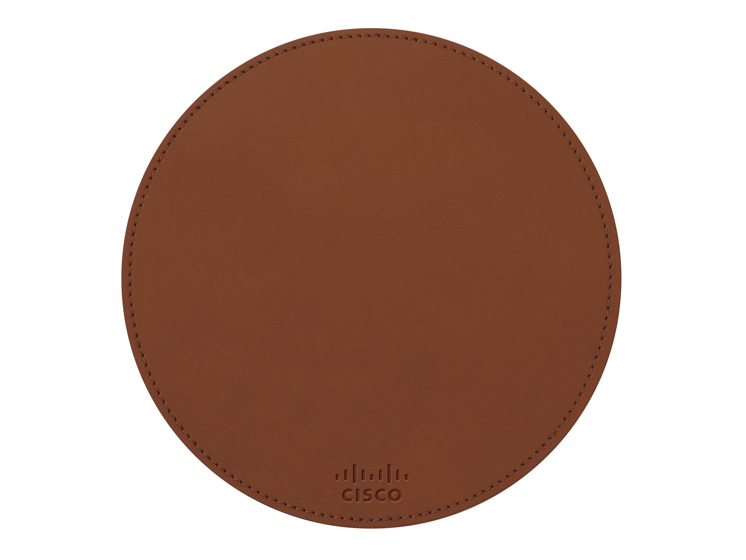 Round Mouse Pad | Full Grain Leather | Made in USA