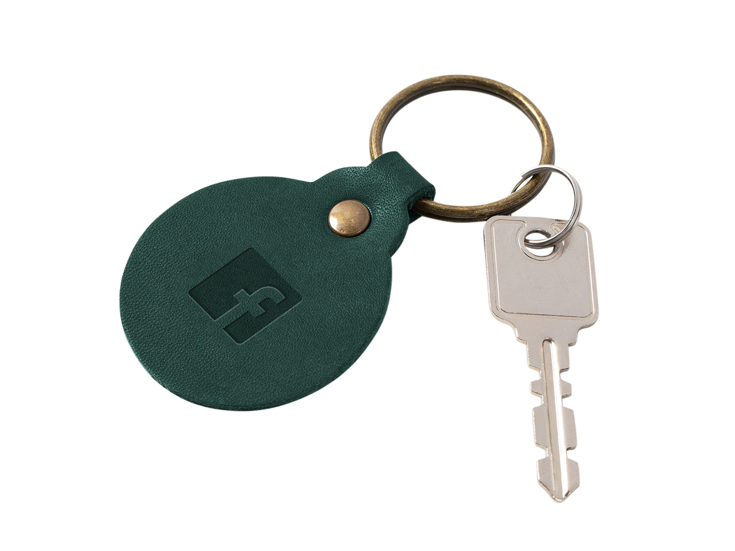 Circle Key Fob | Full Grain Leather | Made in USA