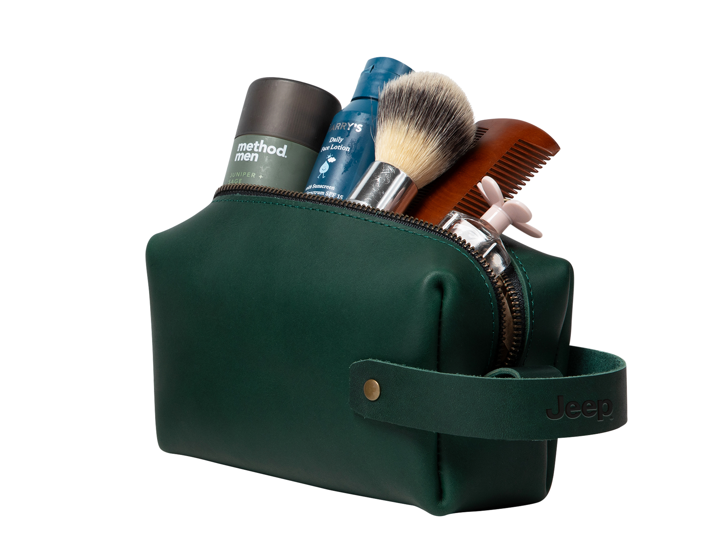 All Leather Dopp Kit | Full Grain Leather | Made in USA