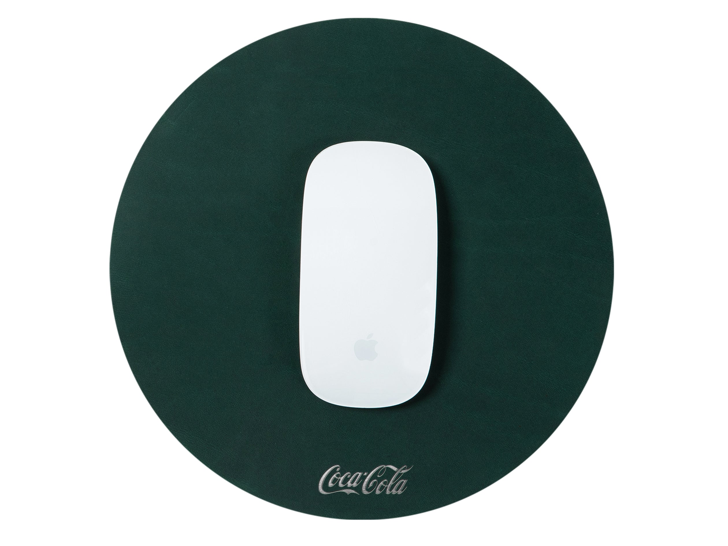 Round Mouse Pad | Full Grain Leather | Made in USA