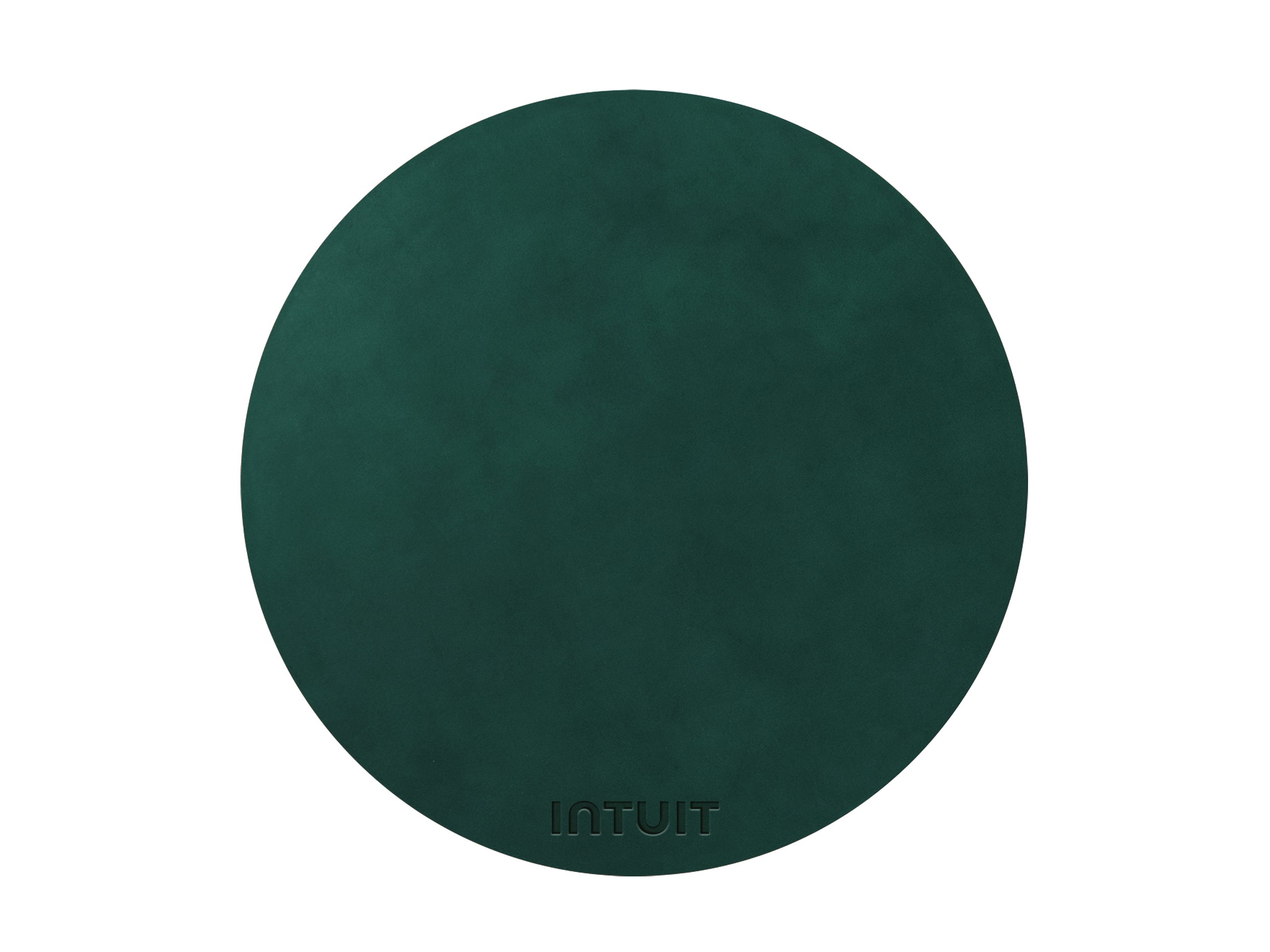 15" Round Placemat | Full Grain Leather | Made in USA