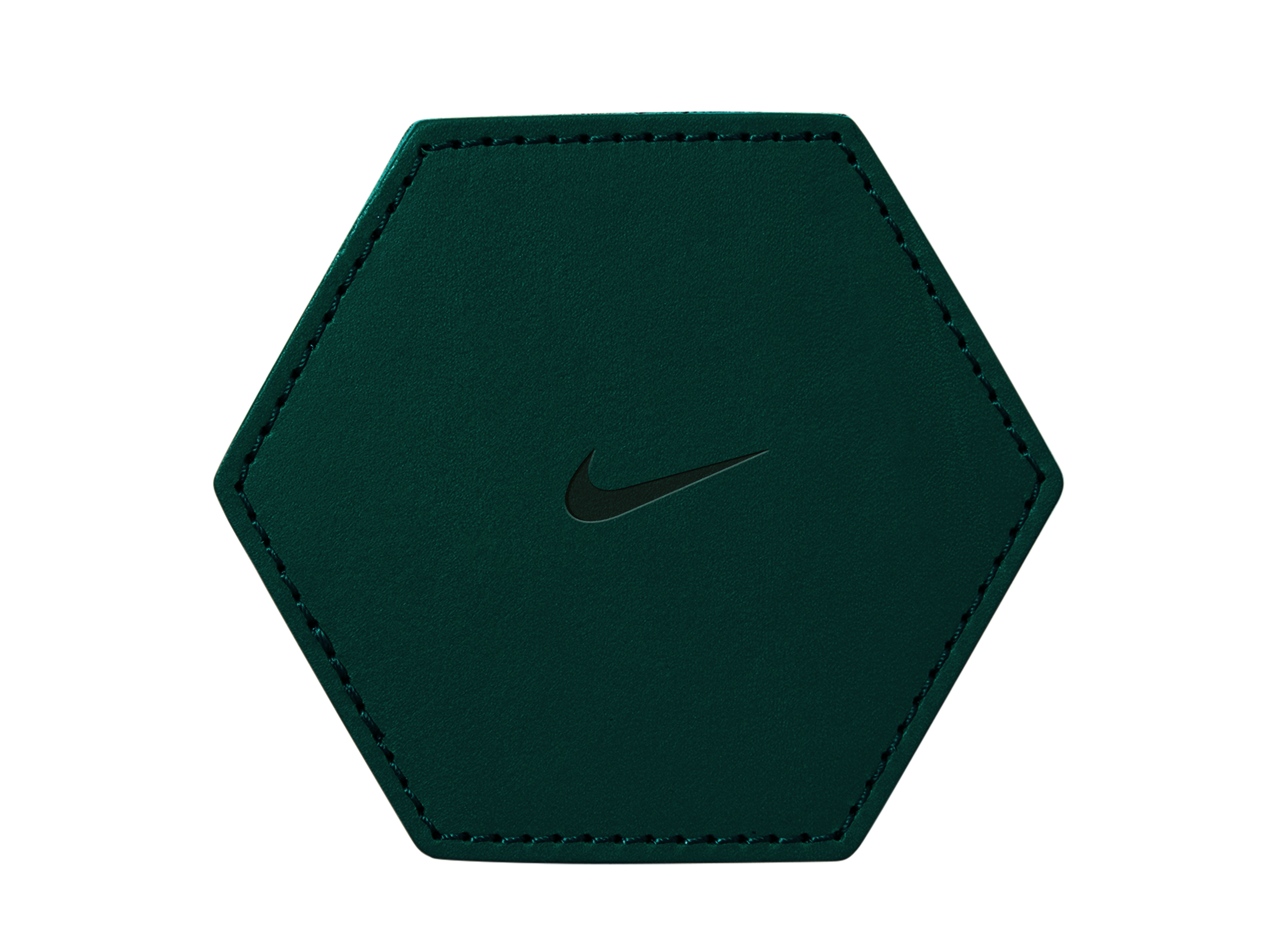 Hexagon Coasters (Set of 4) | Full Grain Leather | Made in USA