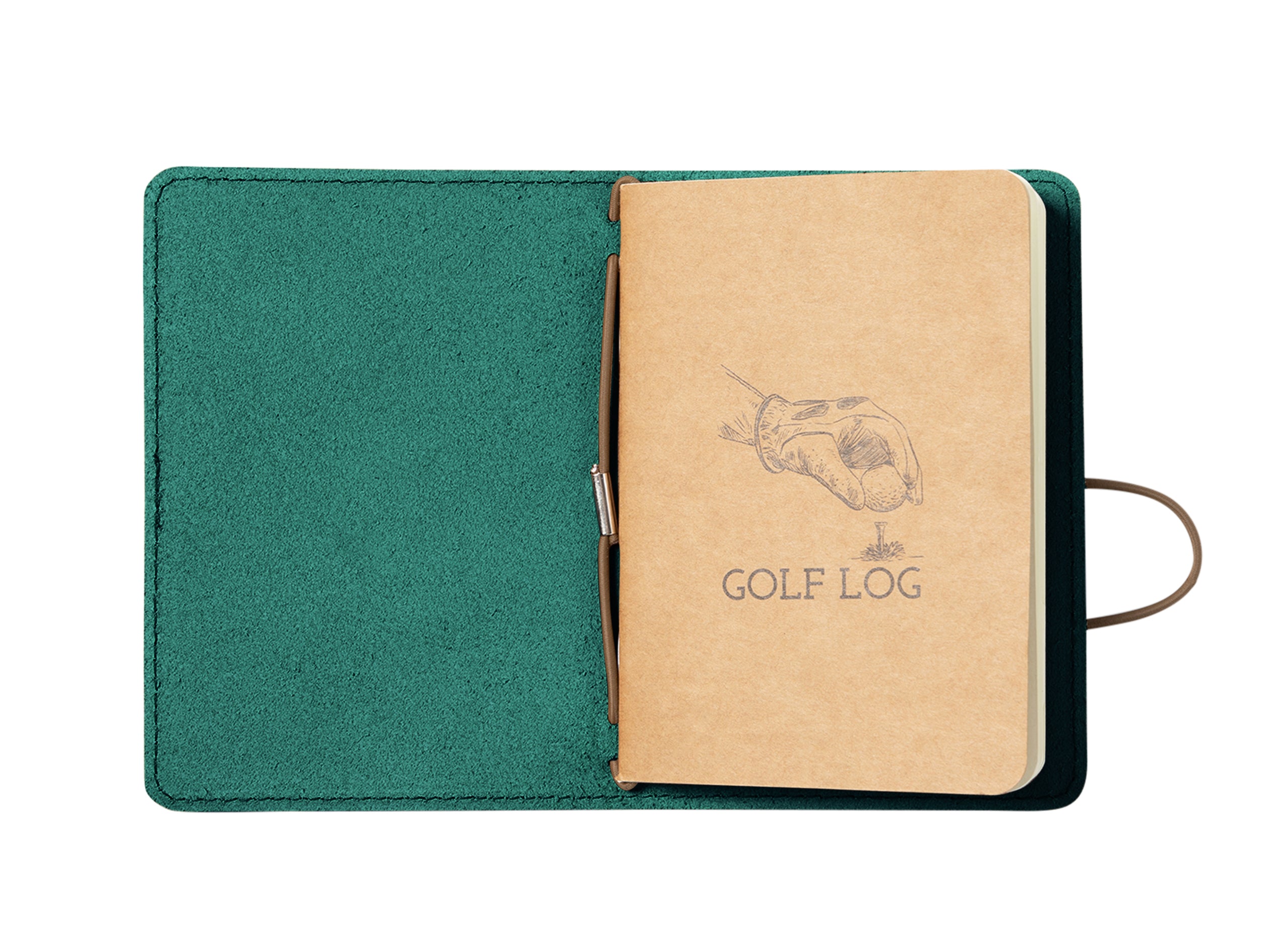 Golf Log Book | Full Grain Leather | Made in USA