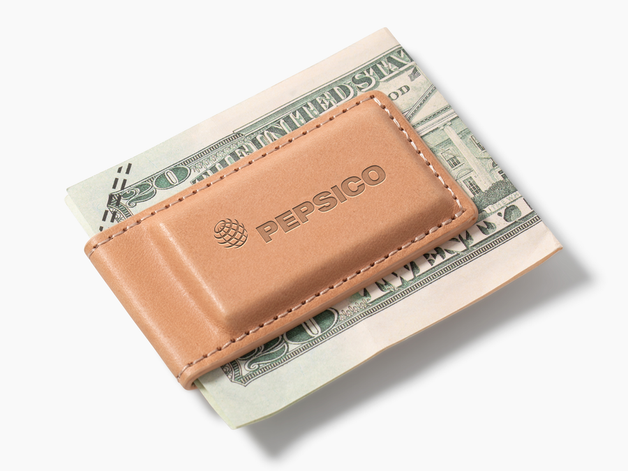 Magnetic Money Clip | Full Grain Leather | Made in USA