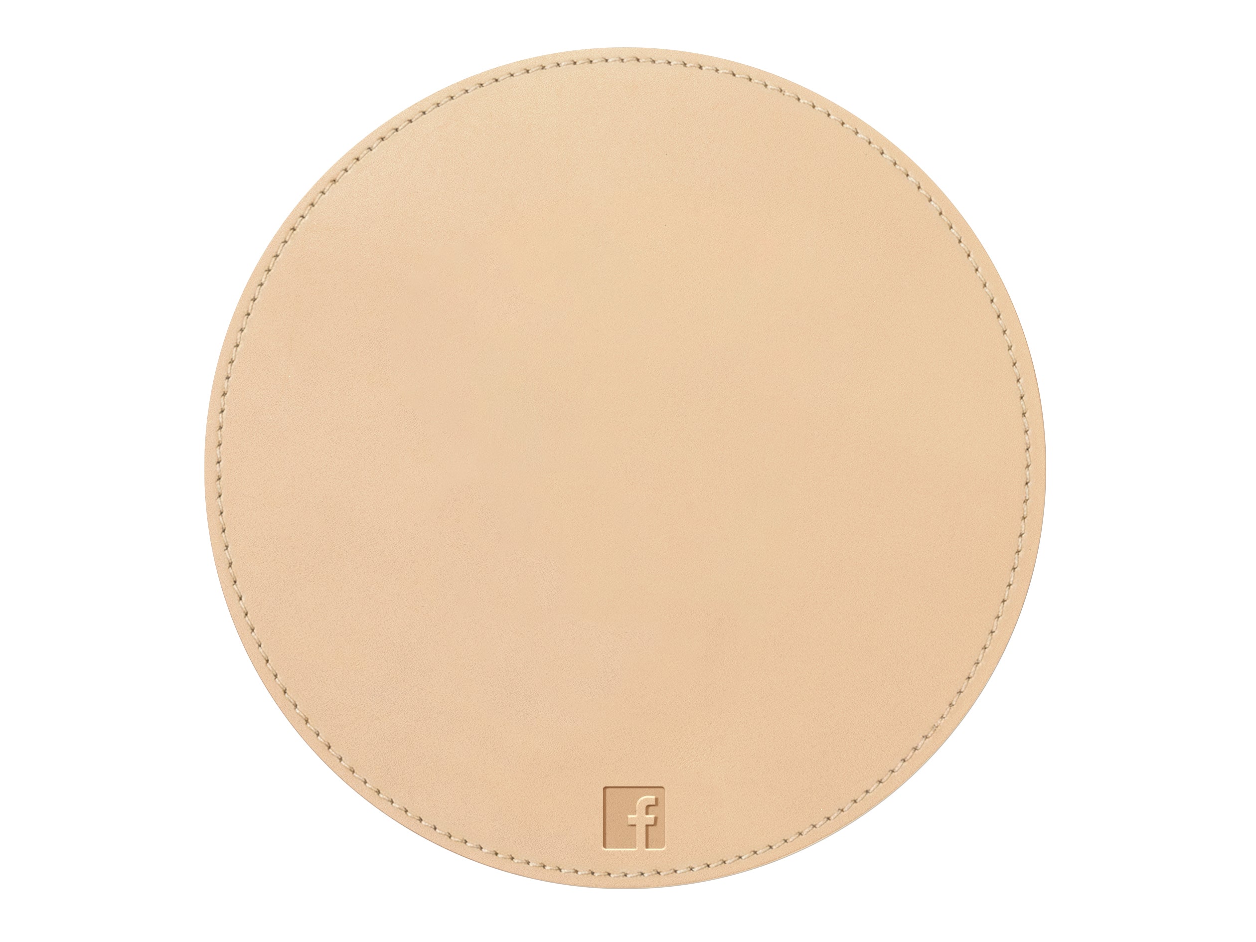 Round Mouse Pad | Full Grain Leather | Made in USA