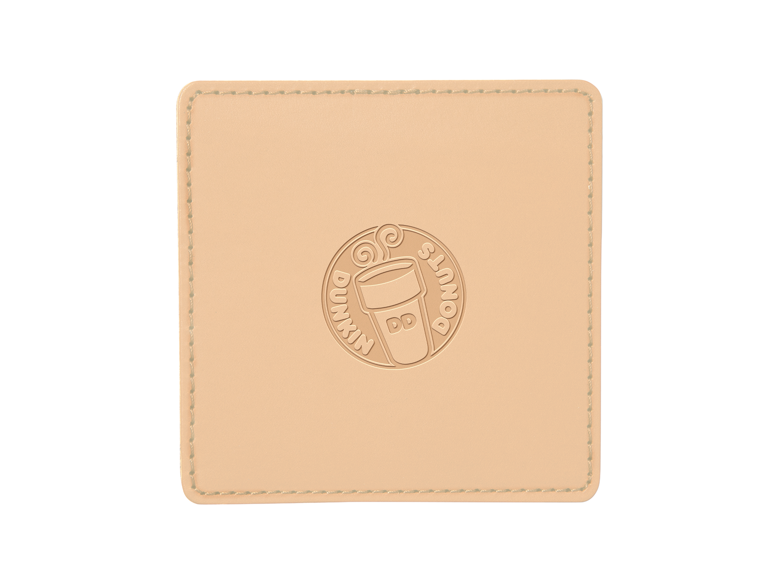 Square Coasters (Set of 4) | Full Grain Leather | Made in USA