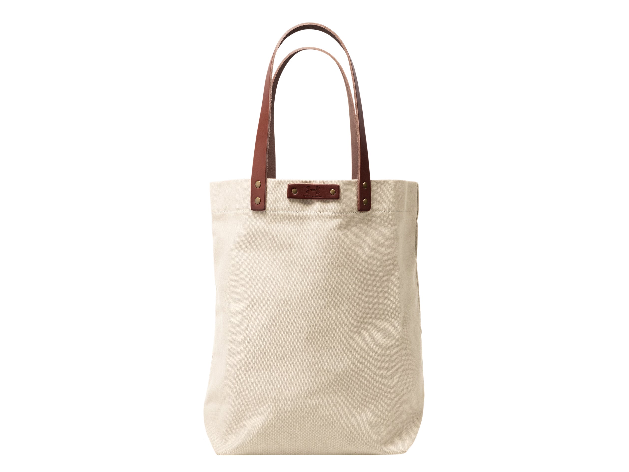 Canvas Tote with Leather Handles | Full Grain Leather | Made in USA