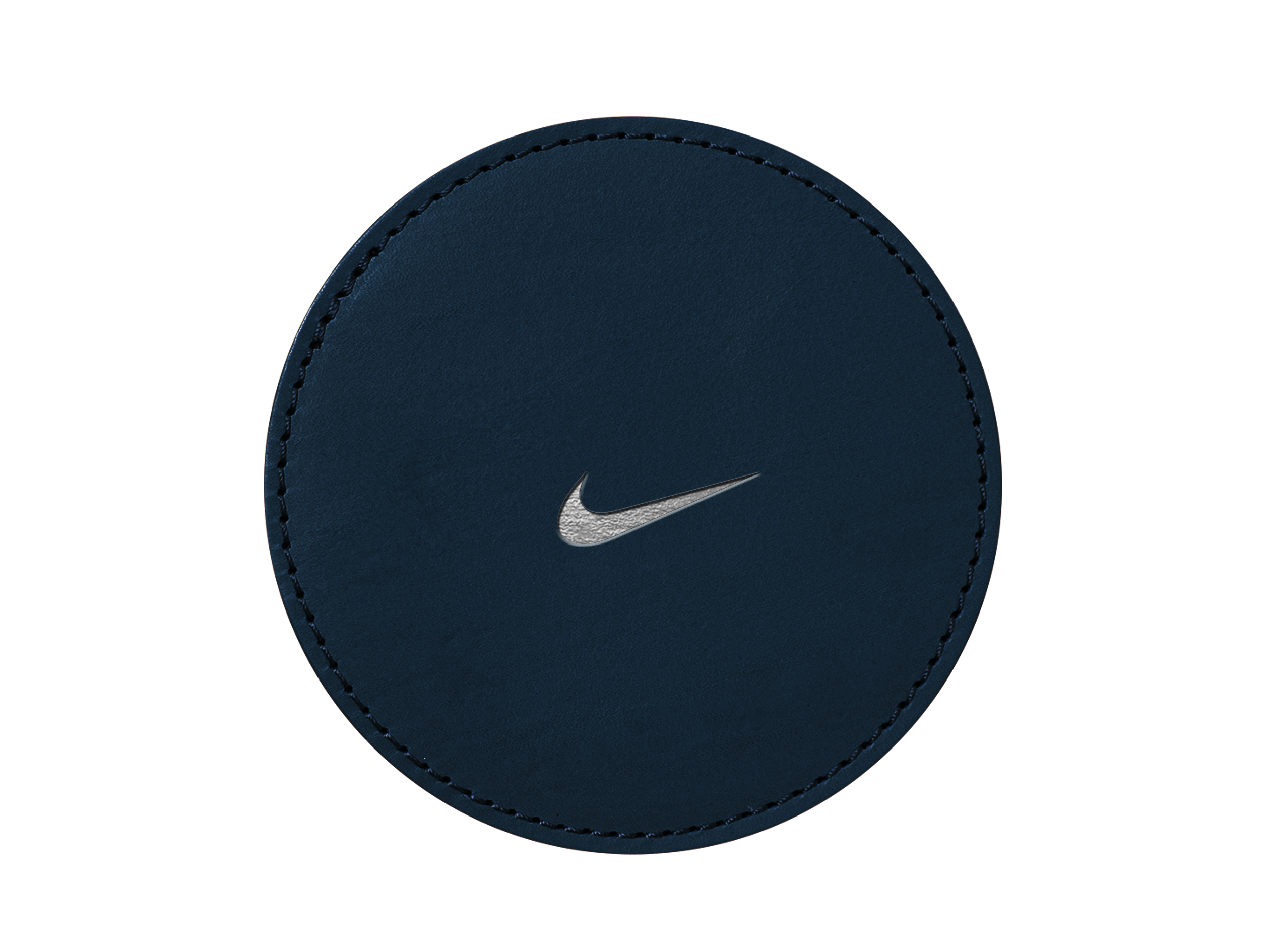 Round Coasters (Set of 4) | Full Grain Leather | Made in USA