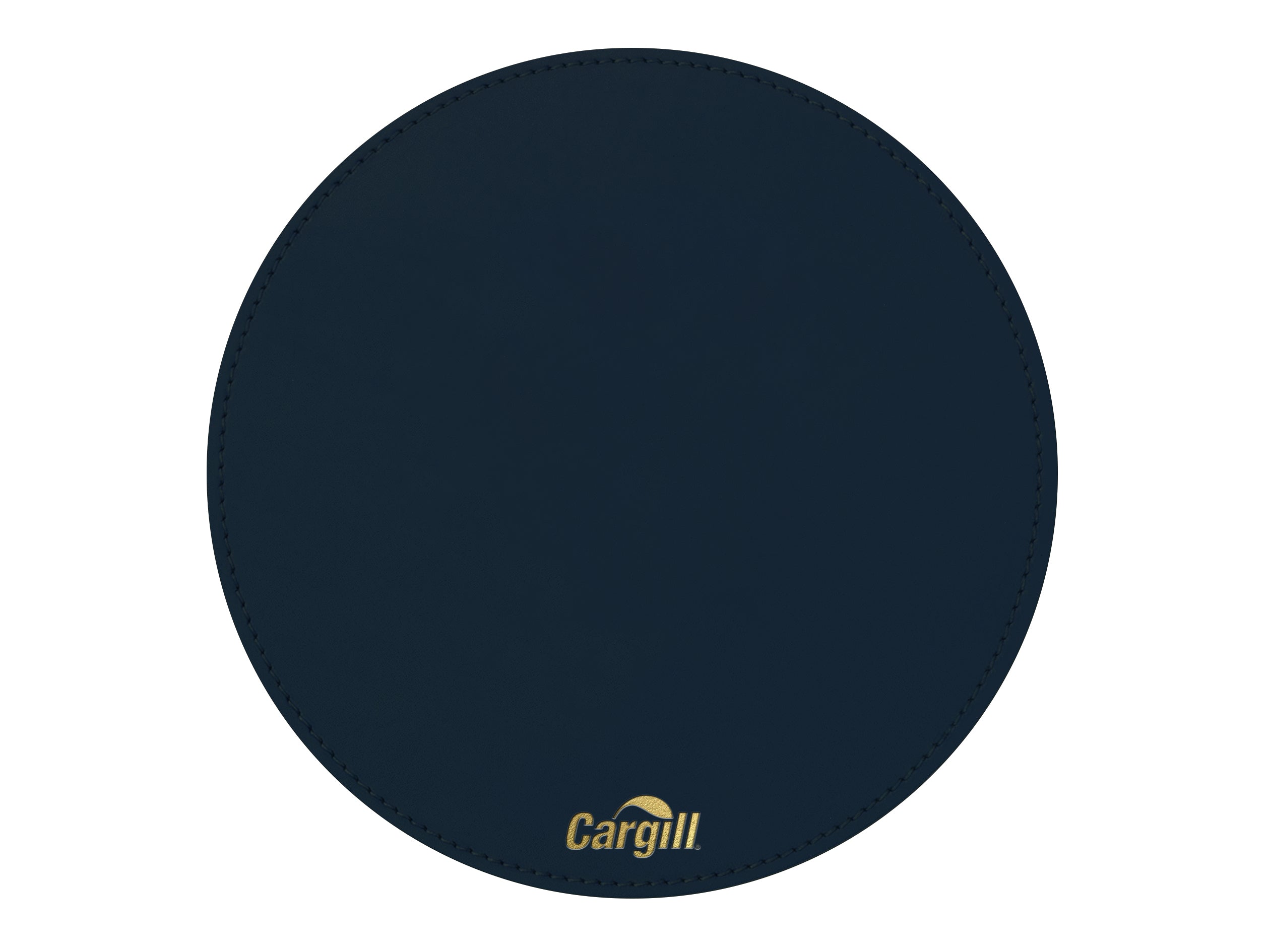 Round Mouse Pad | Full Grain Leather | Made in USA
