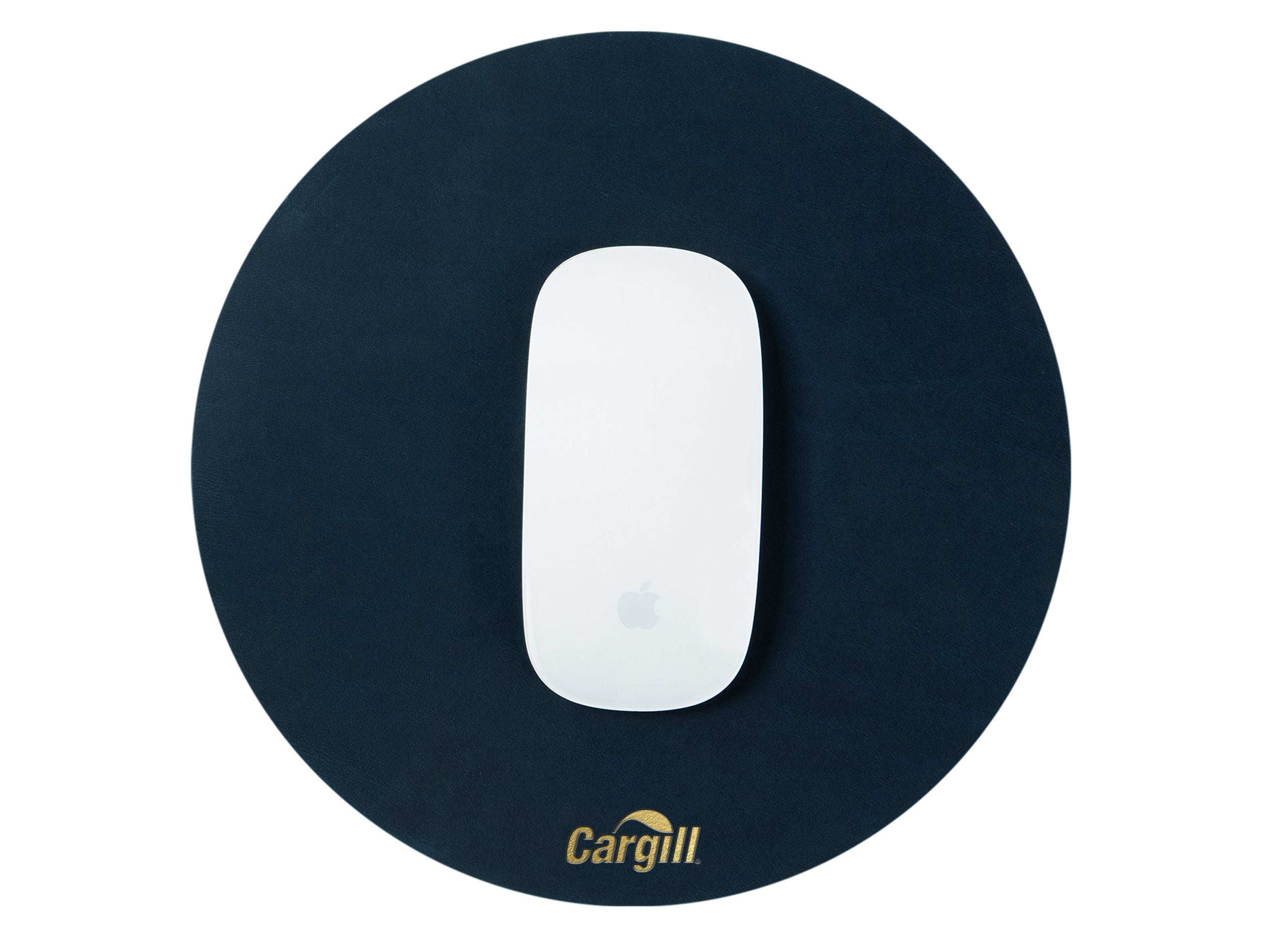 Round Mouse Pad | Full Grain Leather | Made in USA
