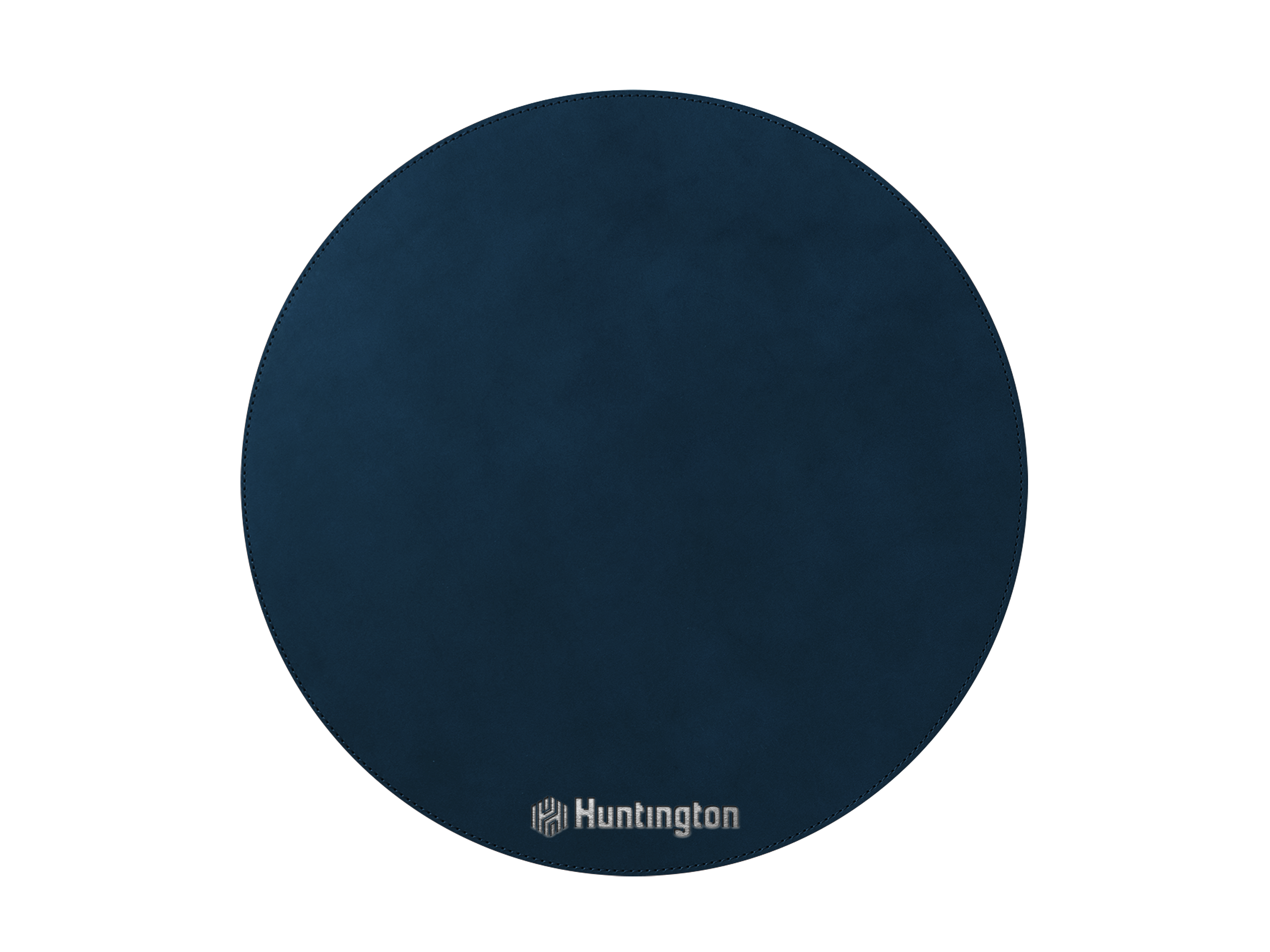 15" Round Placemat | Full Grain Leather | Made in USA