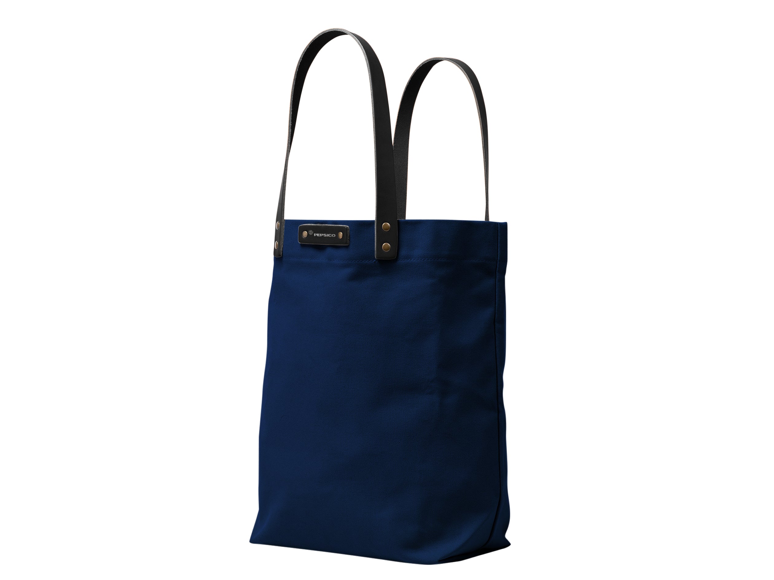Canvas Tote with Leather Handles | Full Grain Leather | Made in USA
