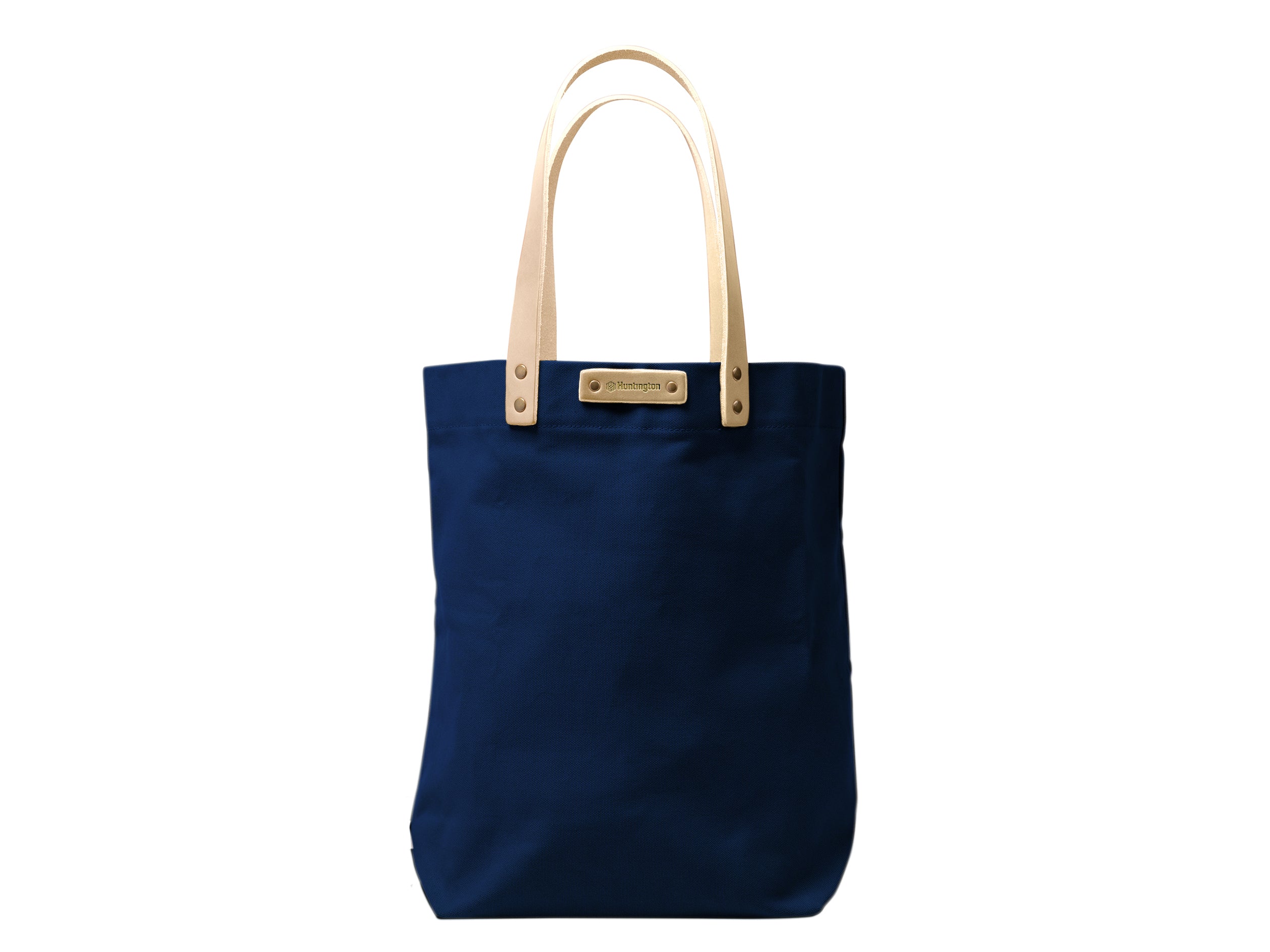 Canvas Tote with Leather Handles | Full Grain Leather | Made in USA