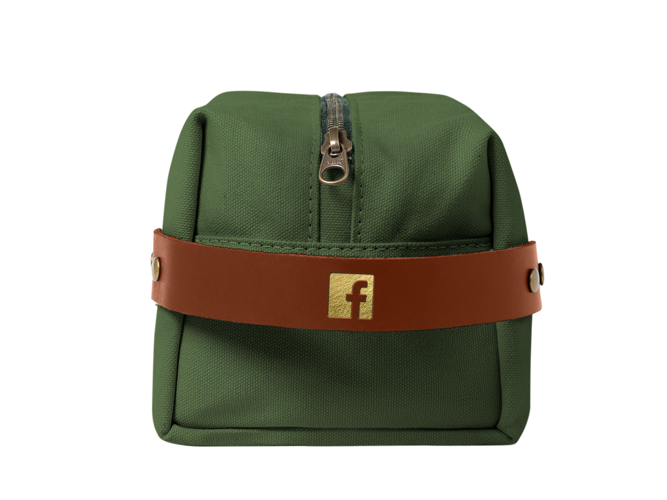 Canvas & Leather Dopp Kit | Full Grain Leather | Made in USA