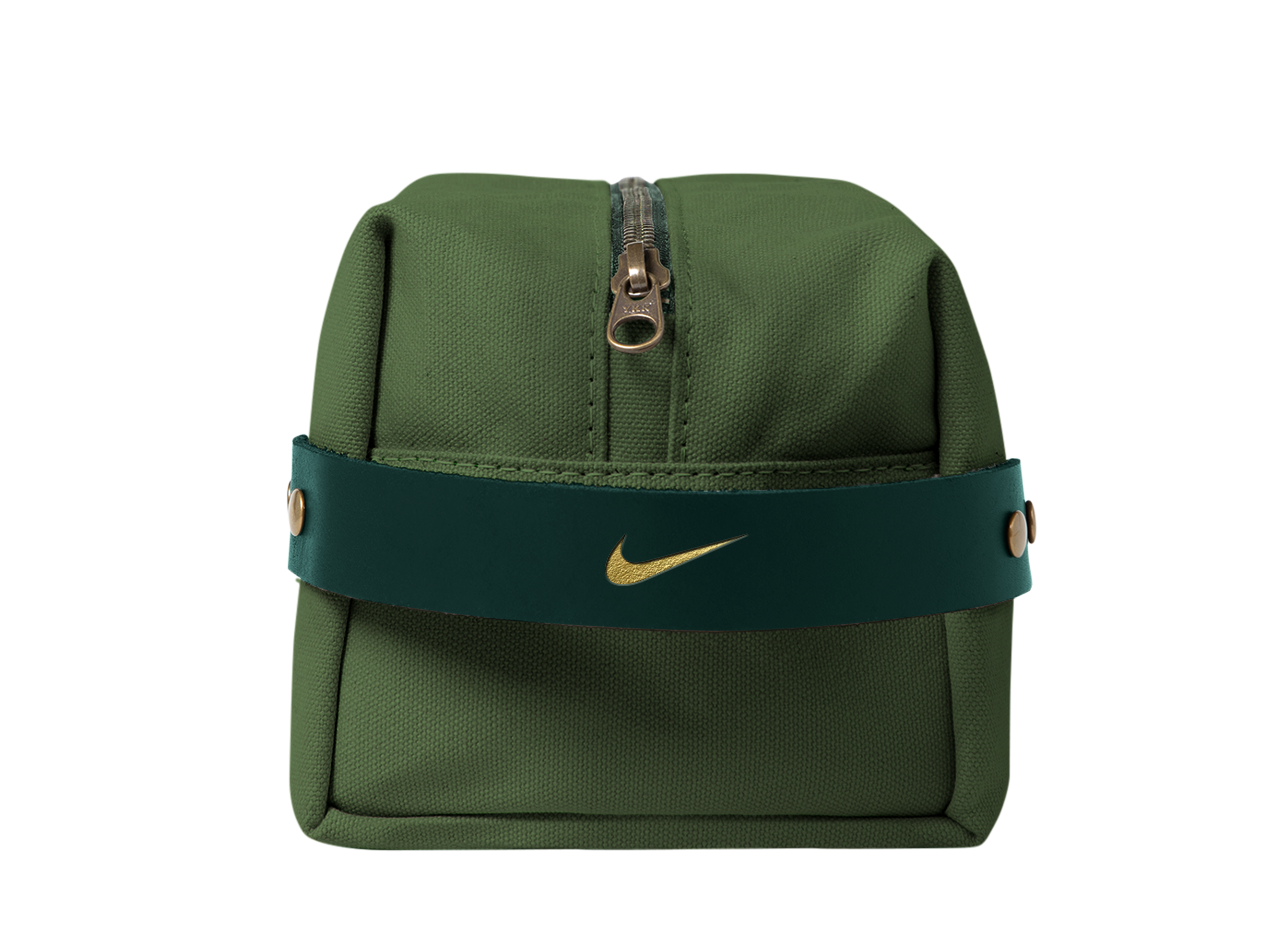 Canvas & Leather Dopp Kit | Full Grain Leather | Made in USA