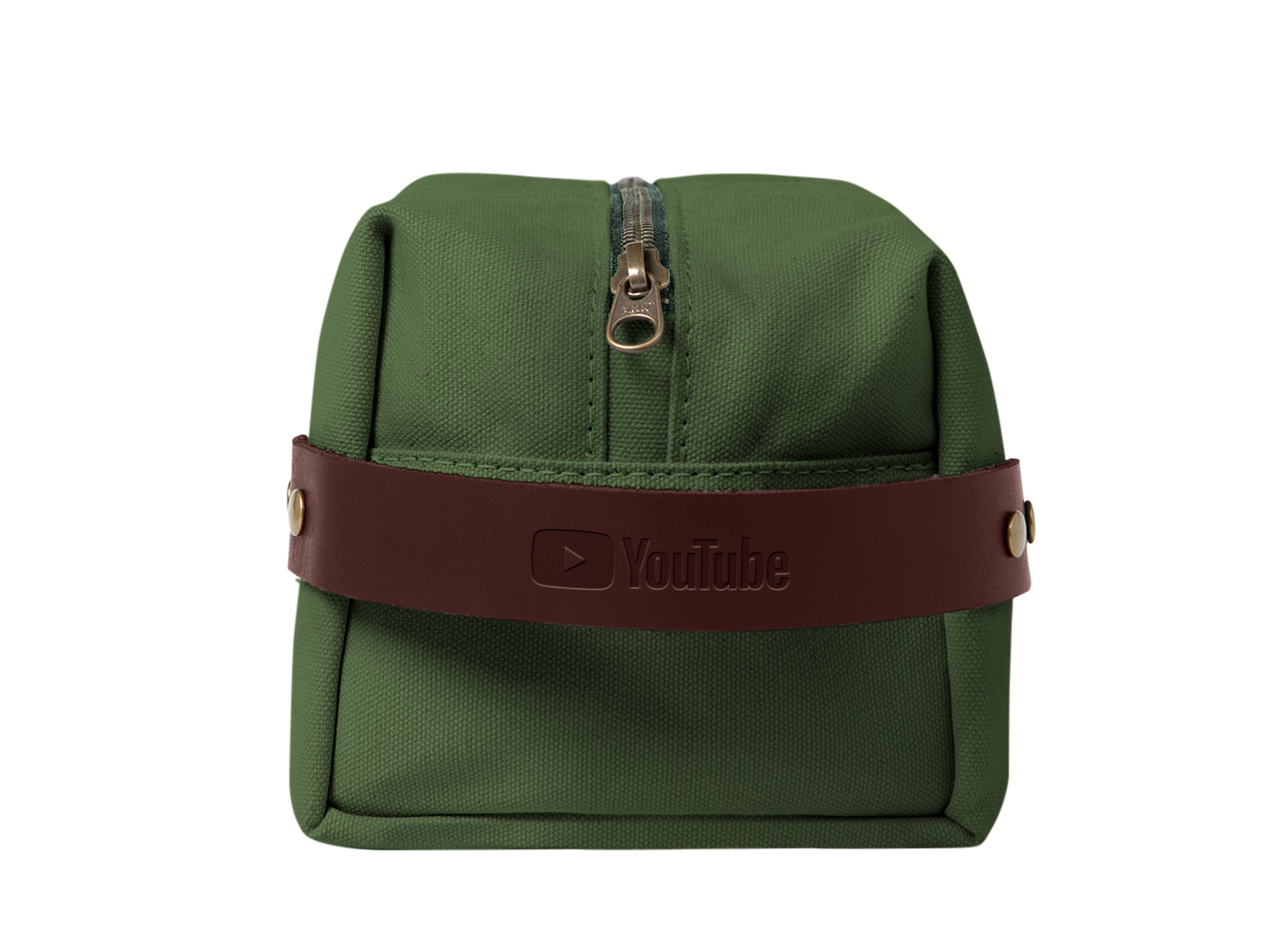 Canvas & Leather Dopp Kit | Full Grain Leather | Made in USA