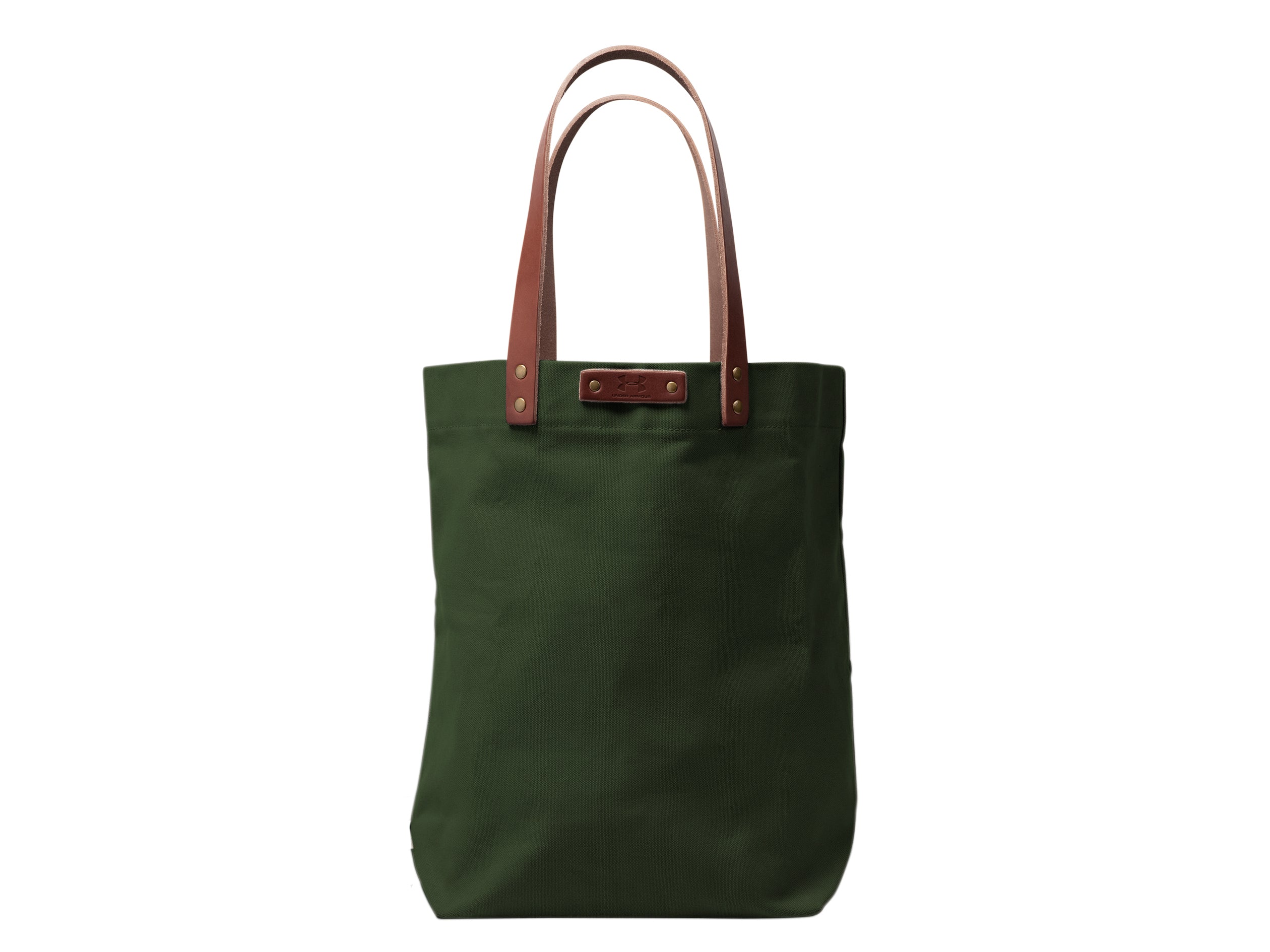 Canvas Tote with Leather Handles | Full Grain Leather | Made in USA