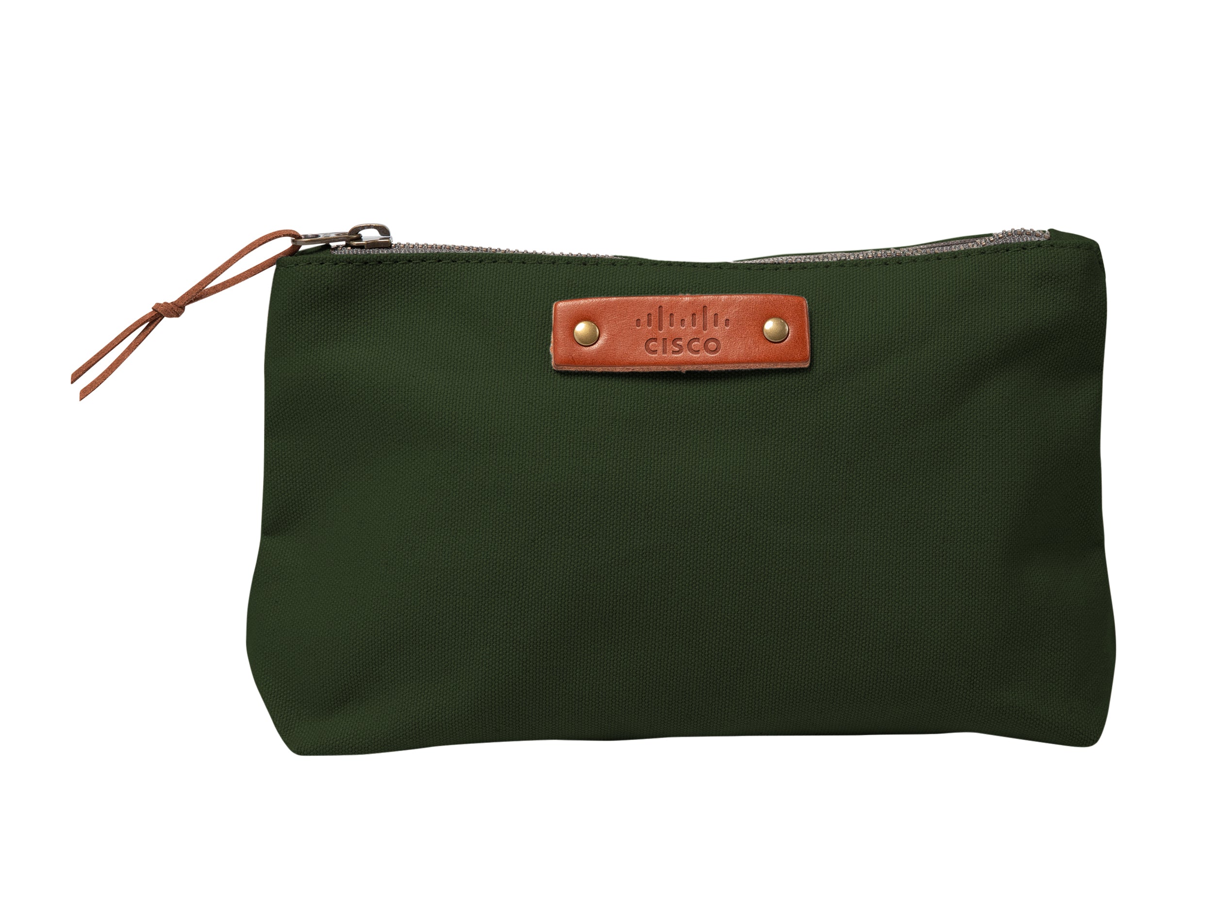 Canvas Pouch | Full Grain Leather | Made in USA