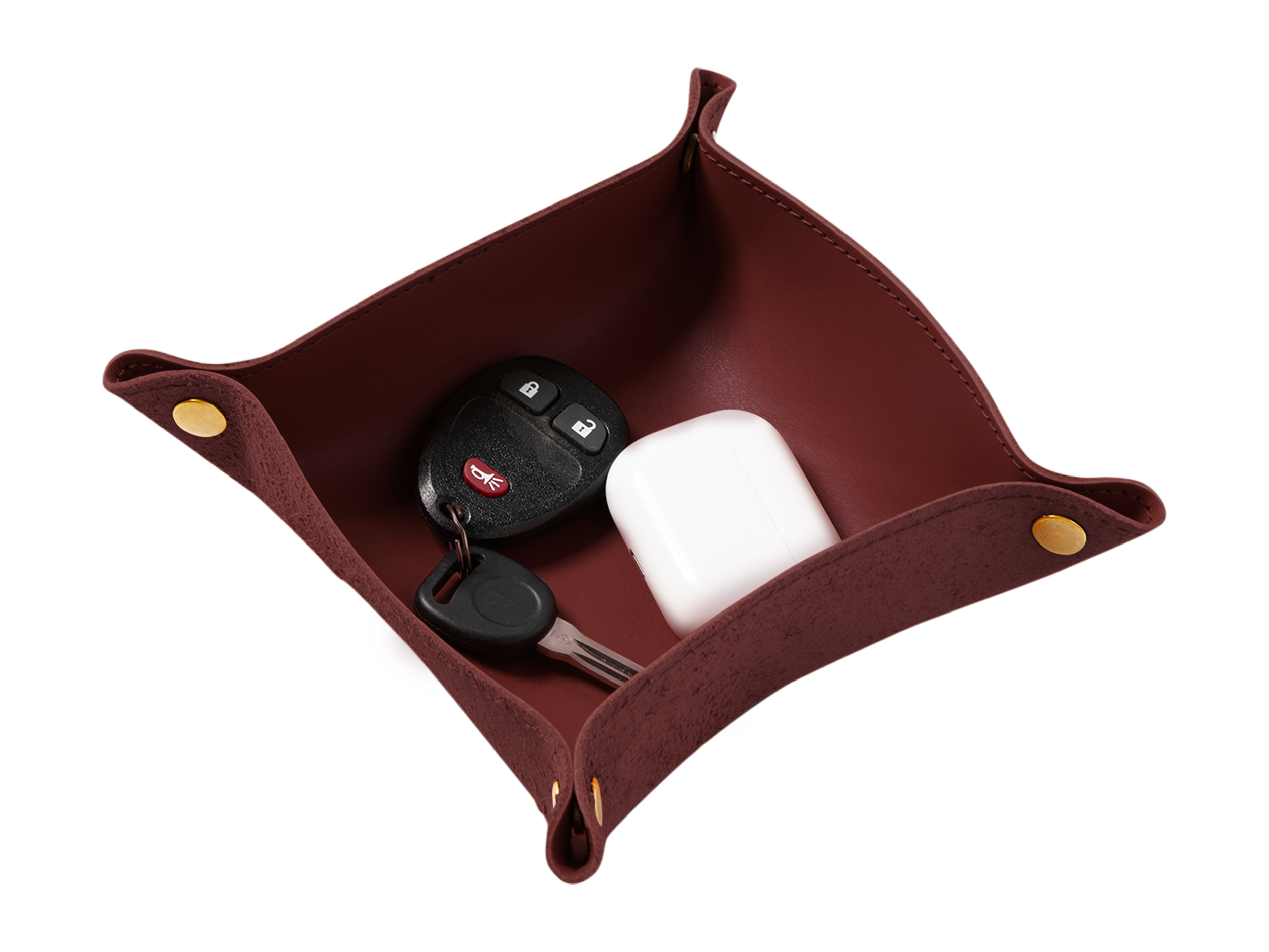 Snap Valet Tray | Full Grain Leather | Made in USA