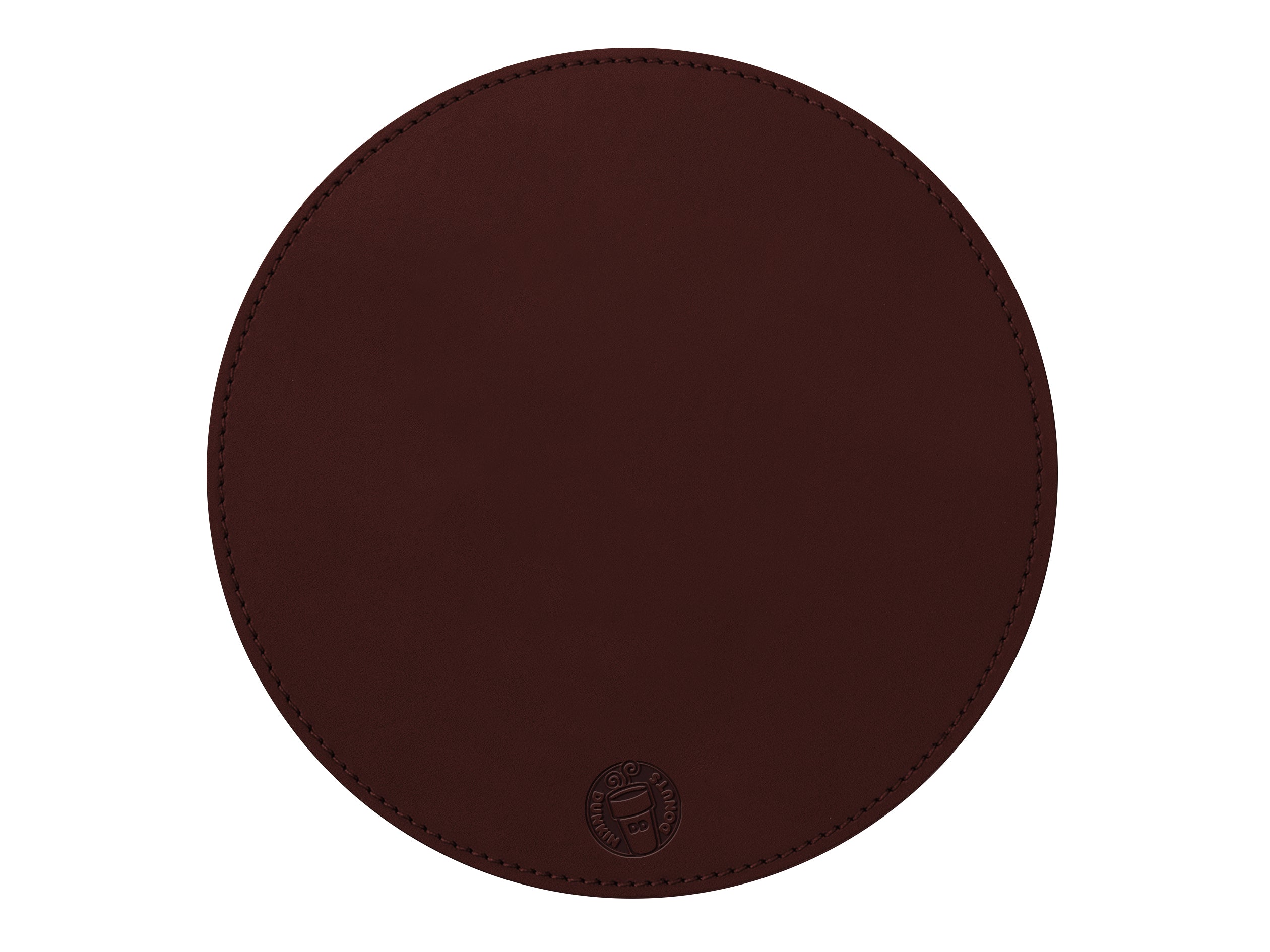 Round Mouse Pad | Full Grain Leather | Made in USA