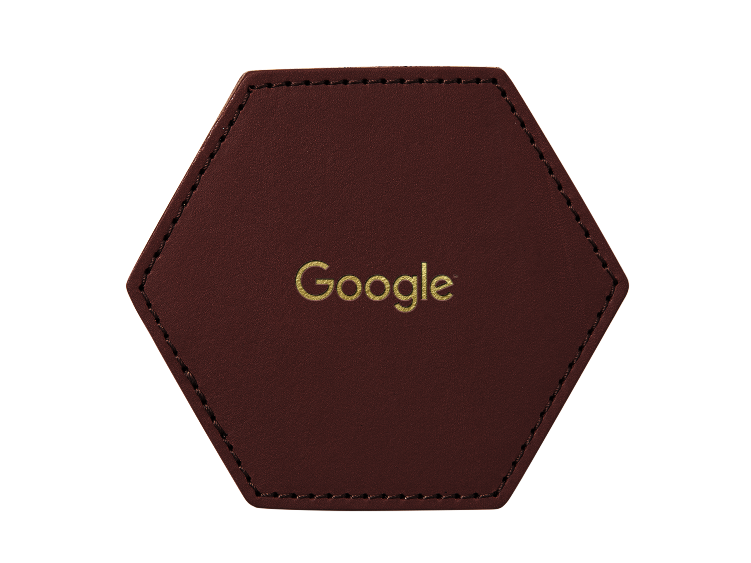 Hexagon Coasters (Set of 4) | Full Grain Leather | Made in USA
