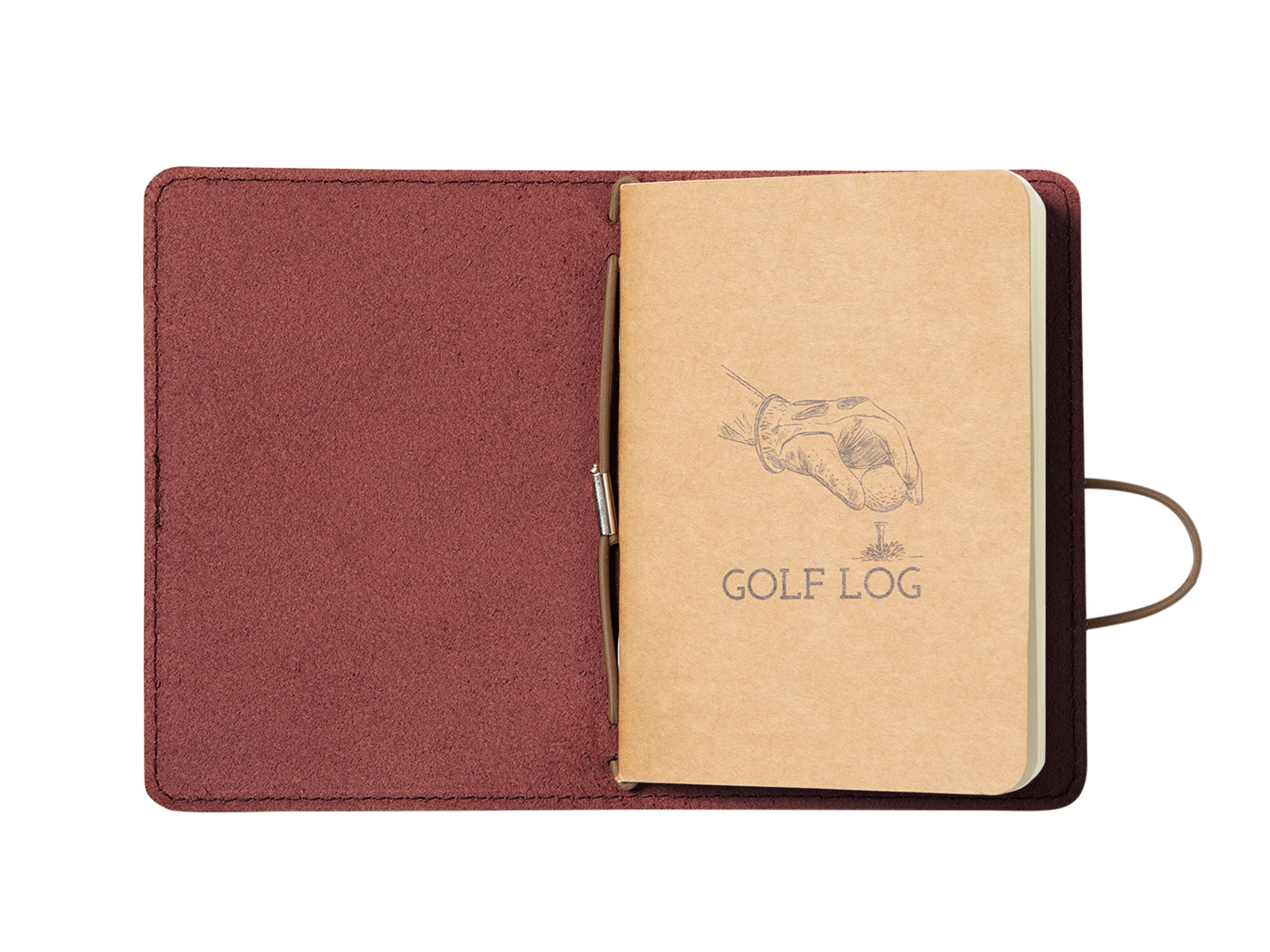 Golf Log Book | Full Grain Leather | Made in USA