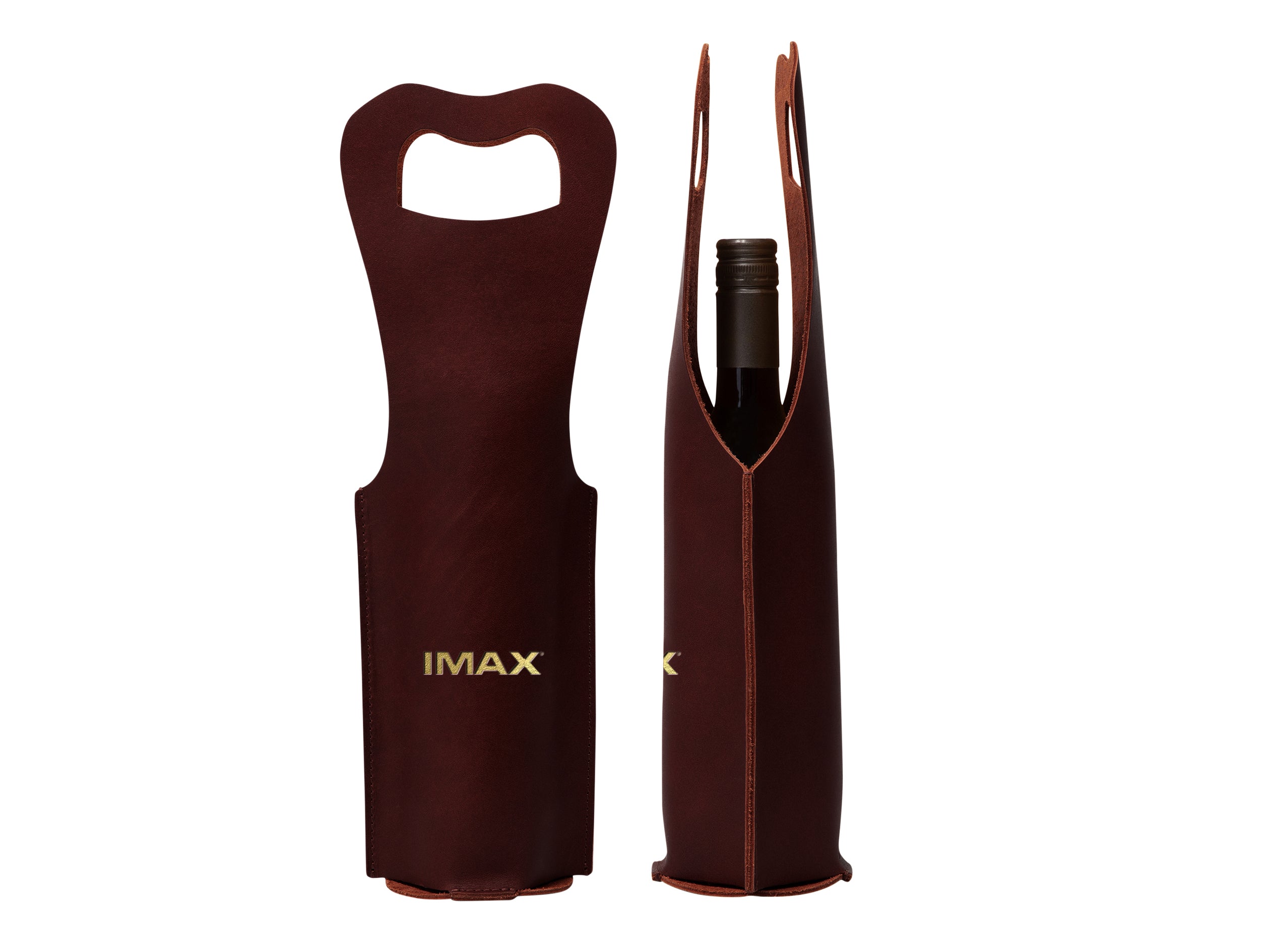 Single Wine Bottle Tote | Full Grain Leather | Made in USA