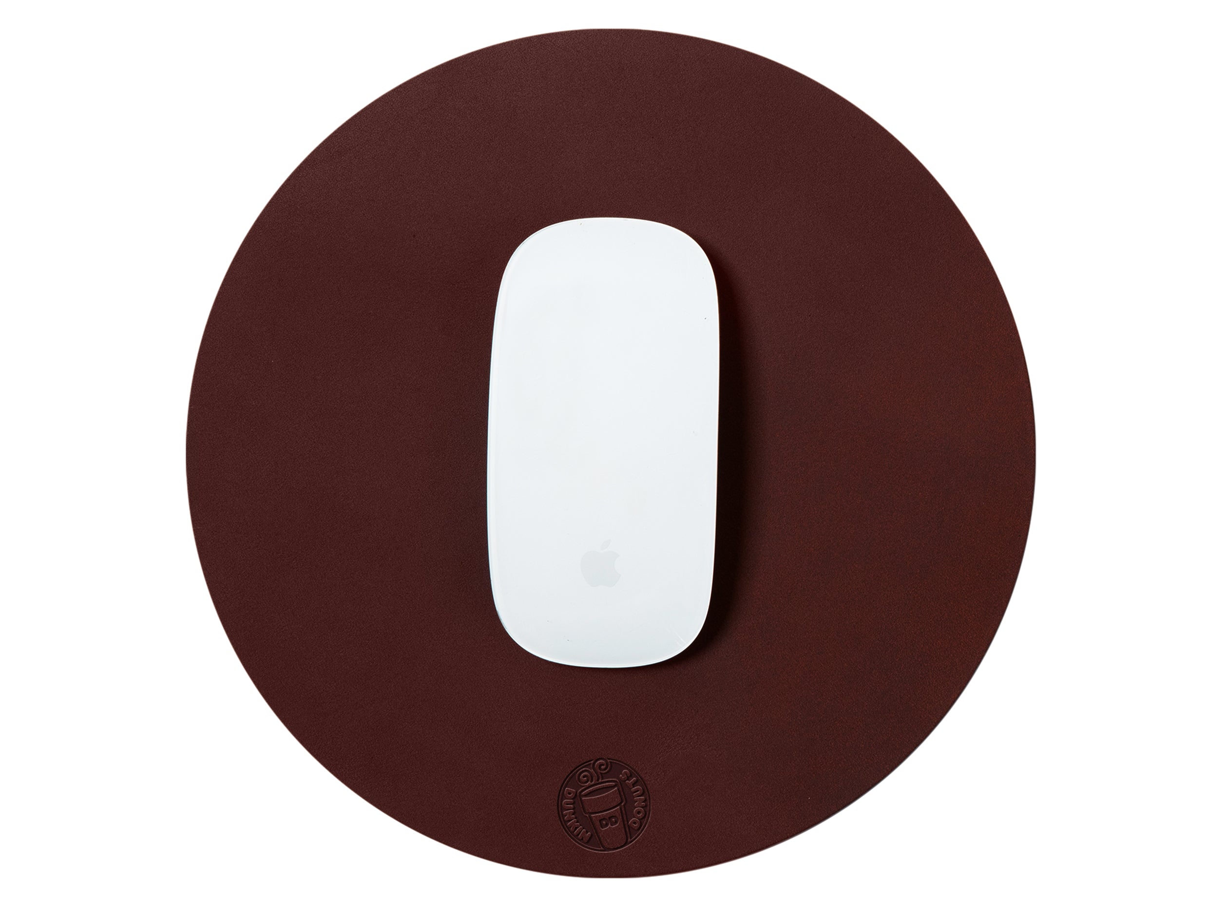 Round Mouse Pad | Full Grain Leather | Made in USA