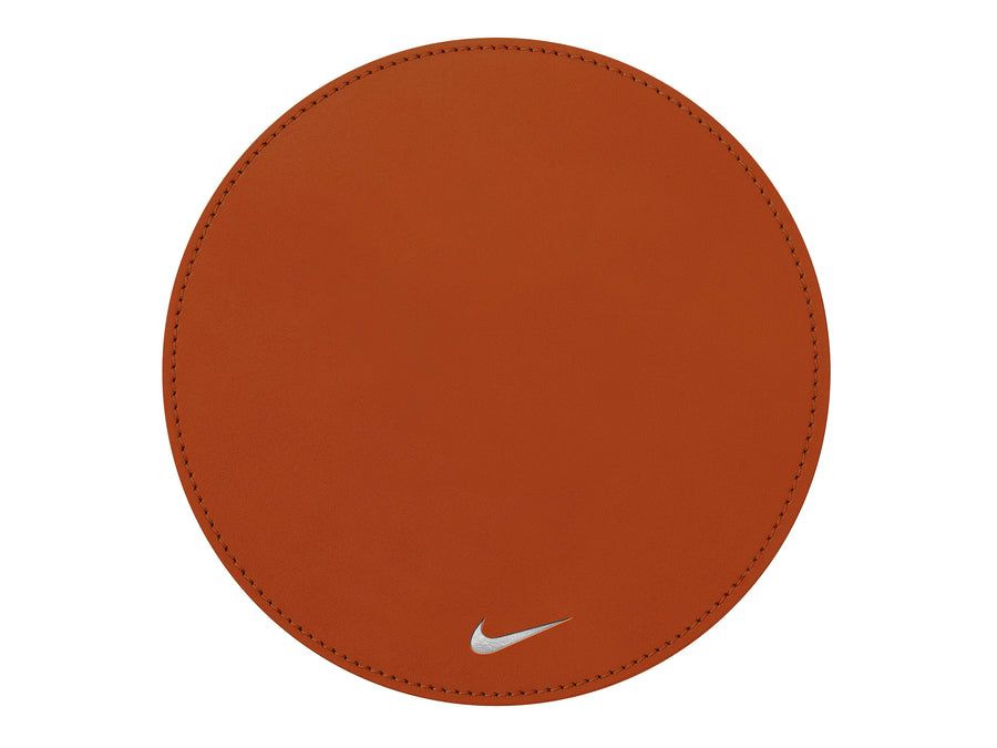 Round Mouse Pad | Full Grain Leather | Made in USA